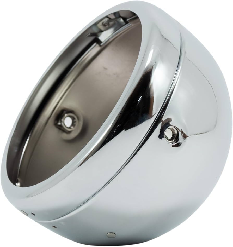 5-3/4インチ　ルーカスタイプ　ヘッドライト　　一式 Amazon | 5-3/4インチ ルーカスタイプヘッドライトケース クローム