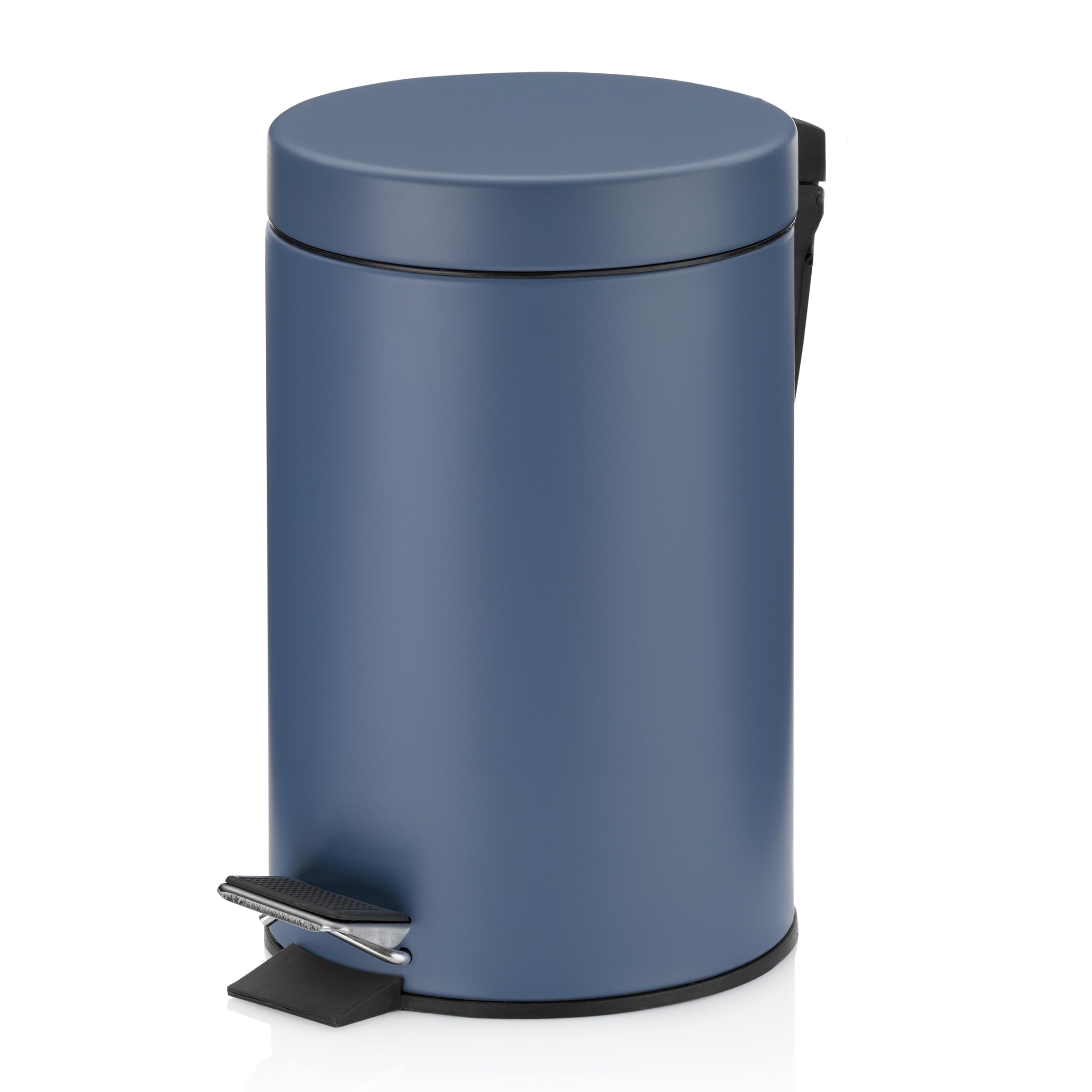kela 24292 Rubbish Bin, 3 l, Metal, Monaco, Blue Mauve