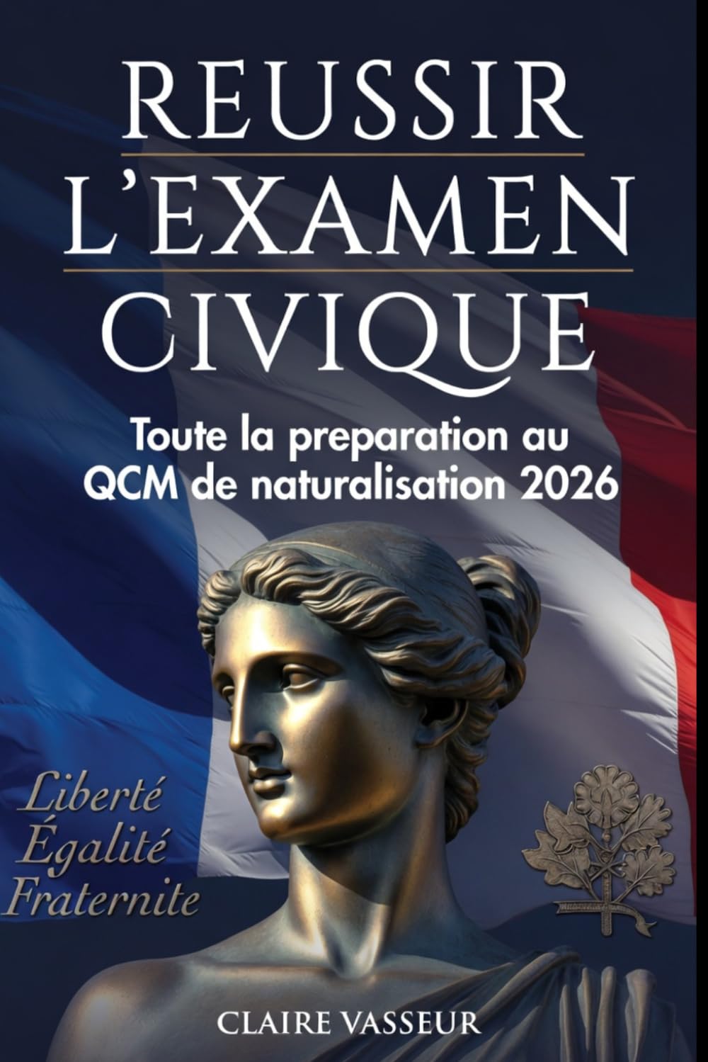 RÉUSSIR L'EXAMEN CIVIQUE Toute la préparation au QCM de naturalisation 2026: Valeurs, Institutions, Laïcité, Histoire et Culture + BONUS Questions corrigées + Examens blancs