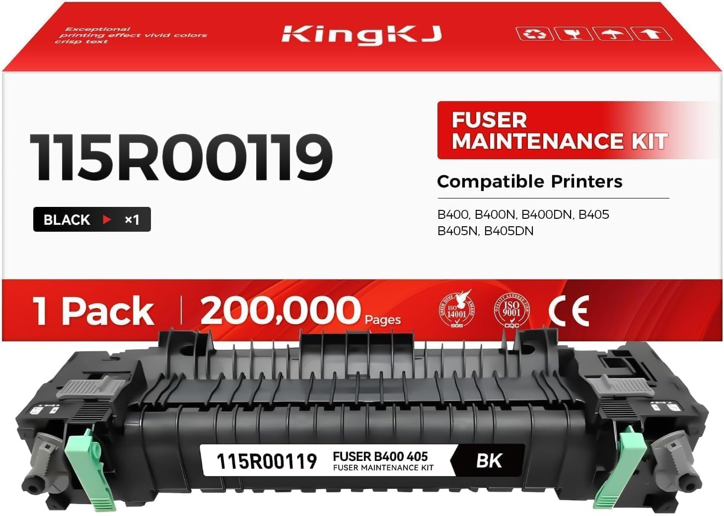 115R00119 Fuser Maintenance Kit 3-Pack Replacement for Xerox 115R00119 Fuser Kit Compatible with Xerox VersaLink B400 B400N B400DN B405 Laser Printer All-in-One Fuser Unit 110V 150K Yield