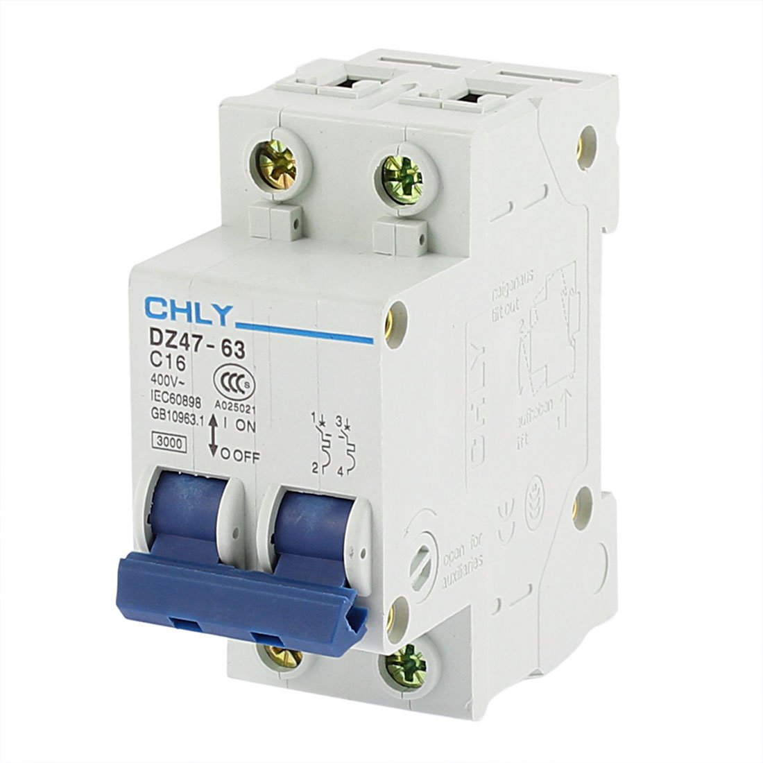 IEUMJNAT DZ47-63 C16 Switch Overload Protection Miniature Circuit Breaker