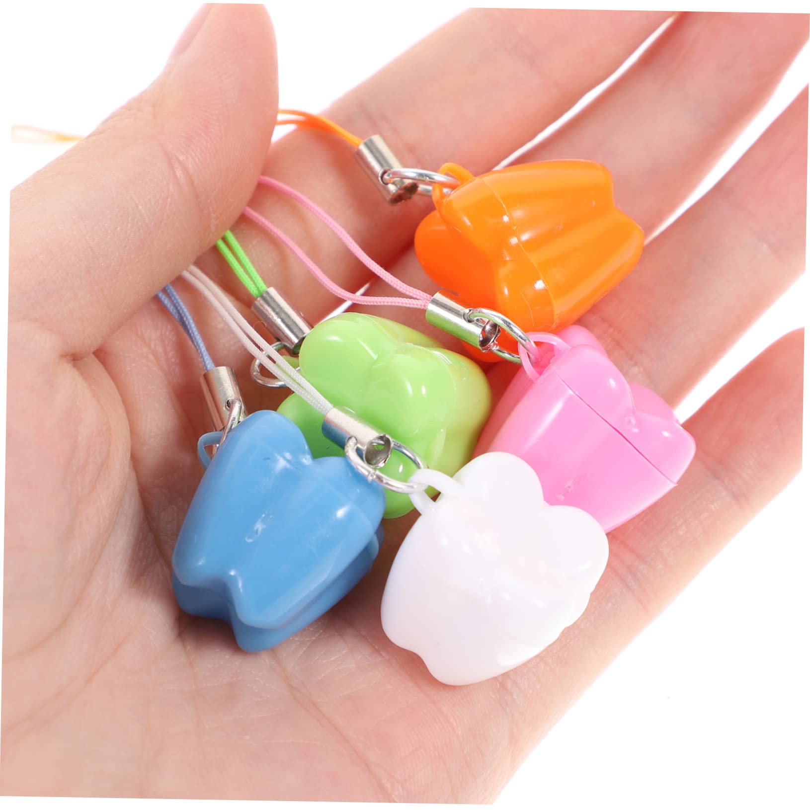 FOYTOKI 50Pcs Tooth Storage Box for Teeth Keepsake Organizer Lovely Deciduous Teeth Collection Container Chic Storage for First Tooth and Growth Moments Colors