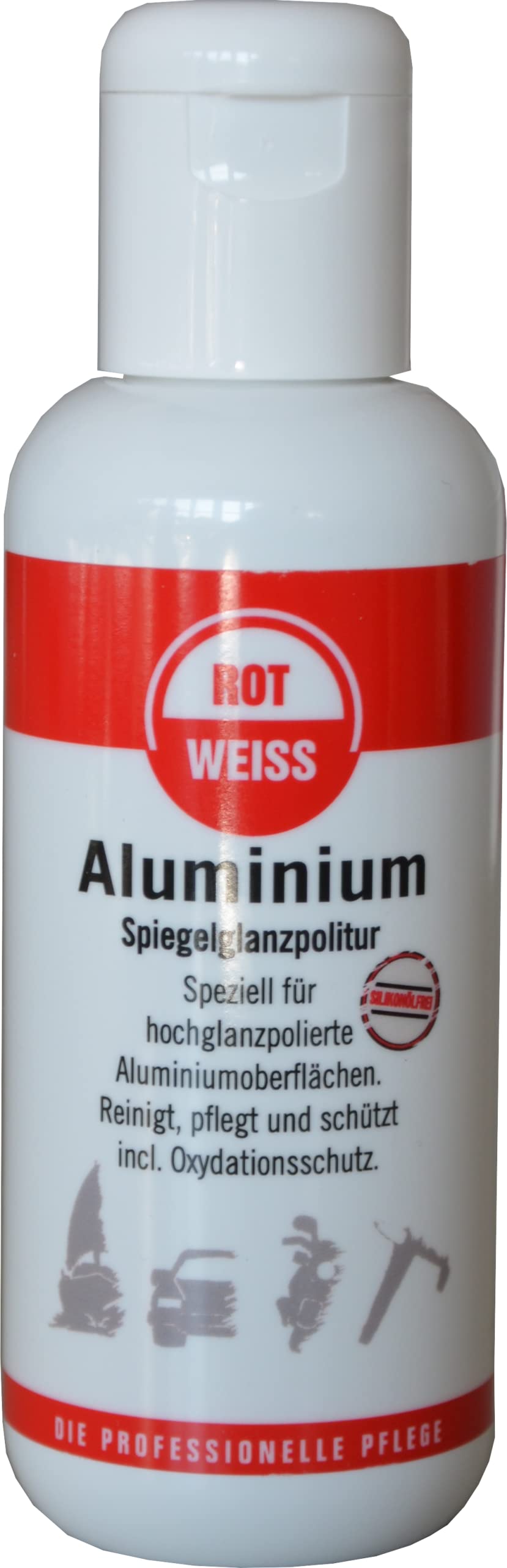 ROTWEISS 5551 Aluminium Spiegelglanzpolitur 150 ml