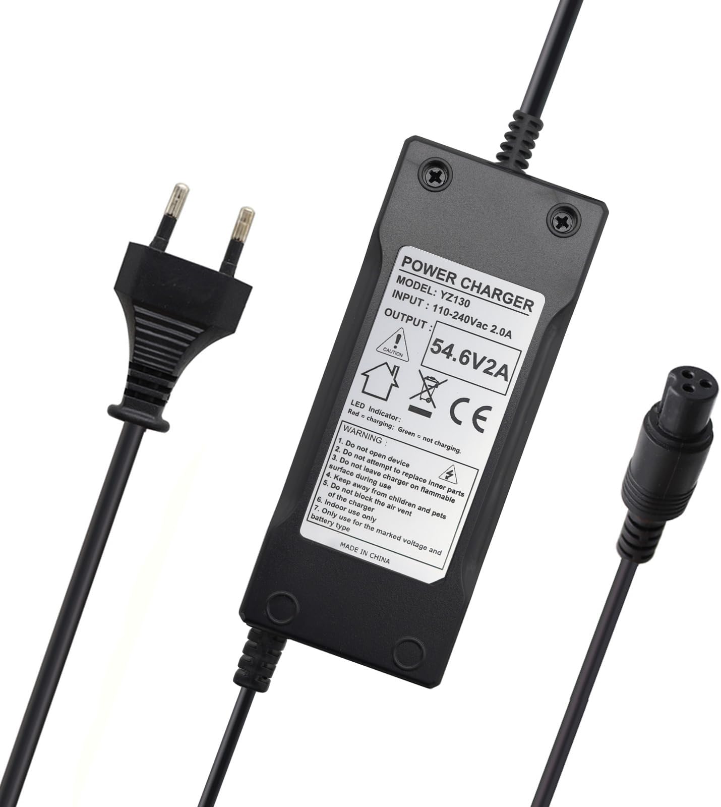 VOLOHAS 54.6V 2A Chargeurs de Batterie pour Kugoo M4 / M4 Pro ...