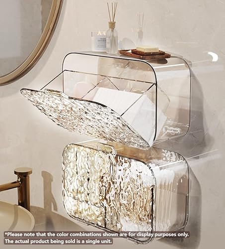 Miniatura 5 de Organizador de baño, organizador de ducha con tapa, adhesivo para almacenamiento de ducha, estante de ducha de plástico, estante de ducha multiusos