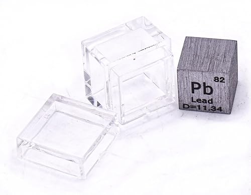 Miniatura 444 de Cubo de metal cobalto de 0.39 pulgadas (0.394 in) hasta un 99.9% puro elemento de tabla periódica de densidad grabada, colección de bloques
