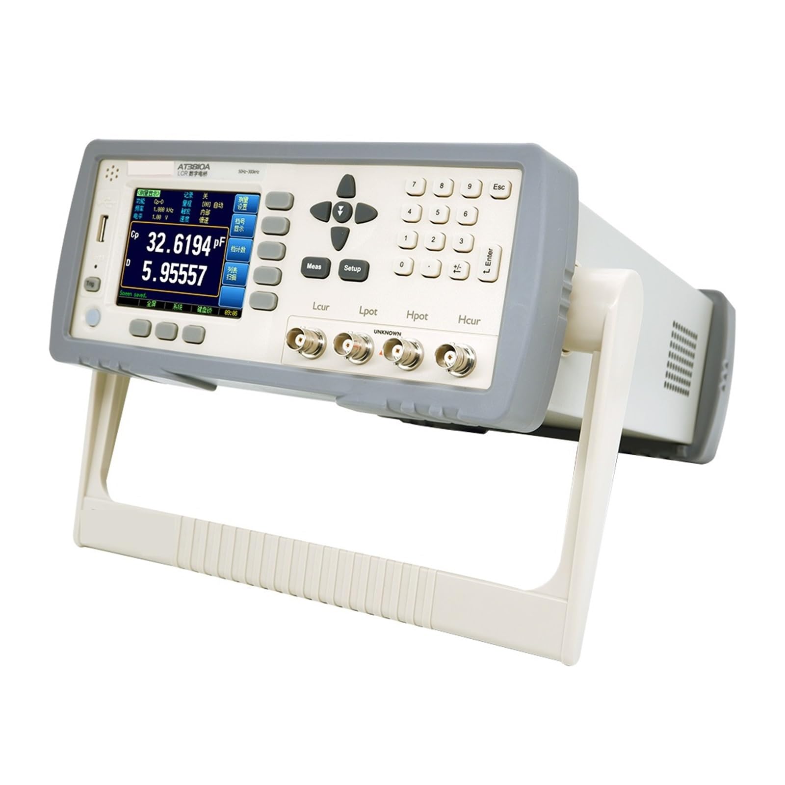 Oscilloscopio, AT3810A Misuratore LCR di precisione 20KHZ con comparatore for componenti