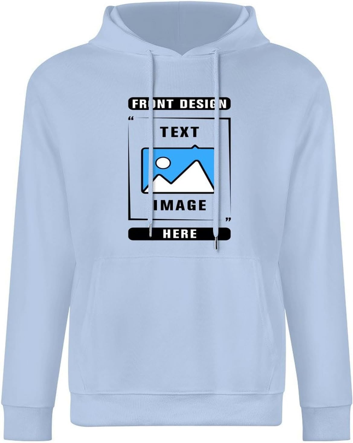 ANMASEVEN Custom Hoodies for Men Women, Custom Hoodie Design Your Own Personalized Sweatshirt Print Picture Front/Back