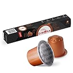 Gimoka - Compatible with Nespresso - In One Tube - 100 Capsules - Strong Flavour - Intensity 12 - Made In Italy - Premium Coffee