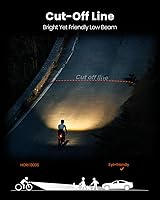 Vista 3 de Magicshine HORI1300S - Faro delantero para bicicleta, compatible con Garmin/Wahoo, 1300 lúmenes, luz delantera de haz alto y bajo, USB-C recargable