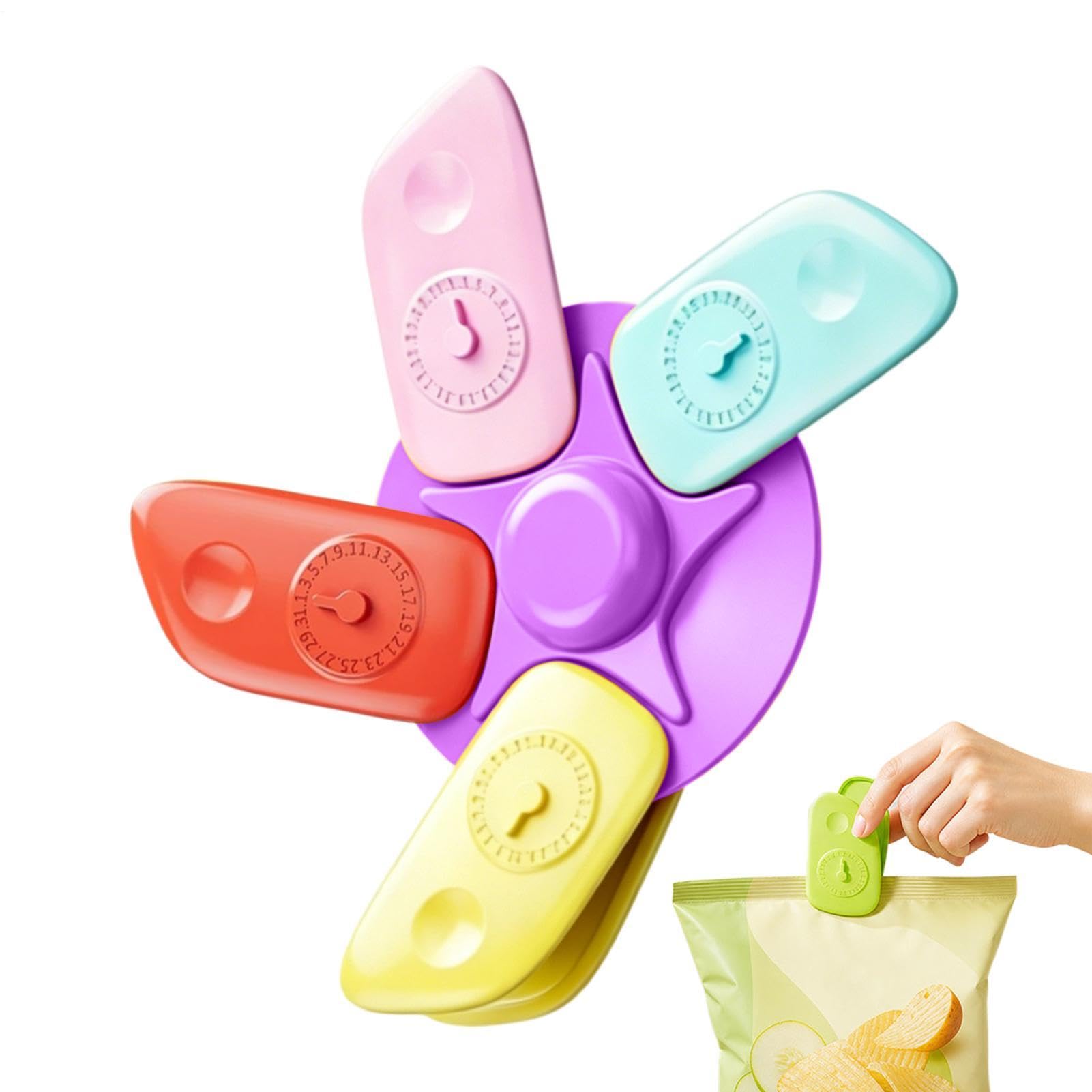 Clips de chip decorativos con imán potentes para frigorífico y organizador de documentos