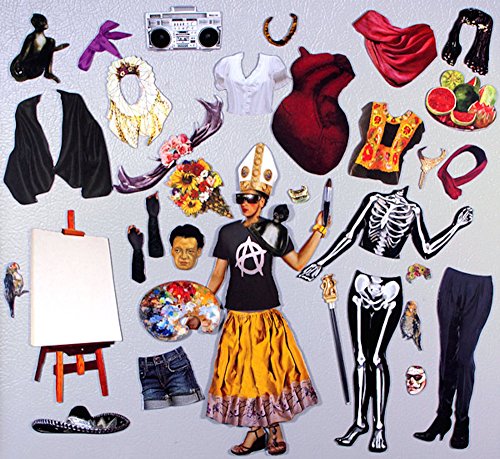 The Unemployed Philosophers Guild Frida's Frocks and Smocks - Frida Kahlo Magnetic Dress Up Doll Play Set - Thumbnail 3