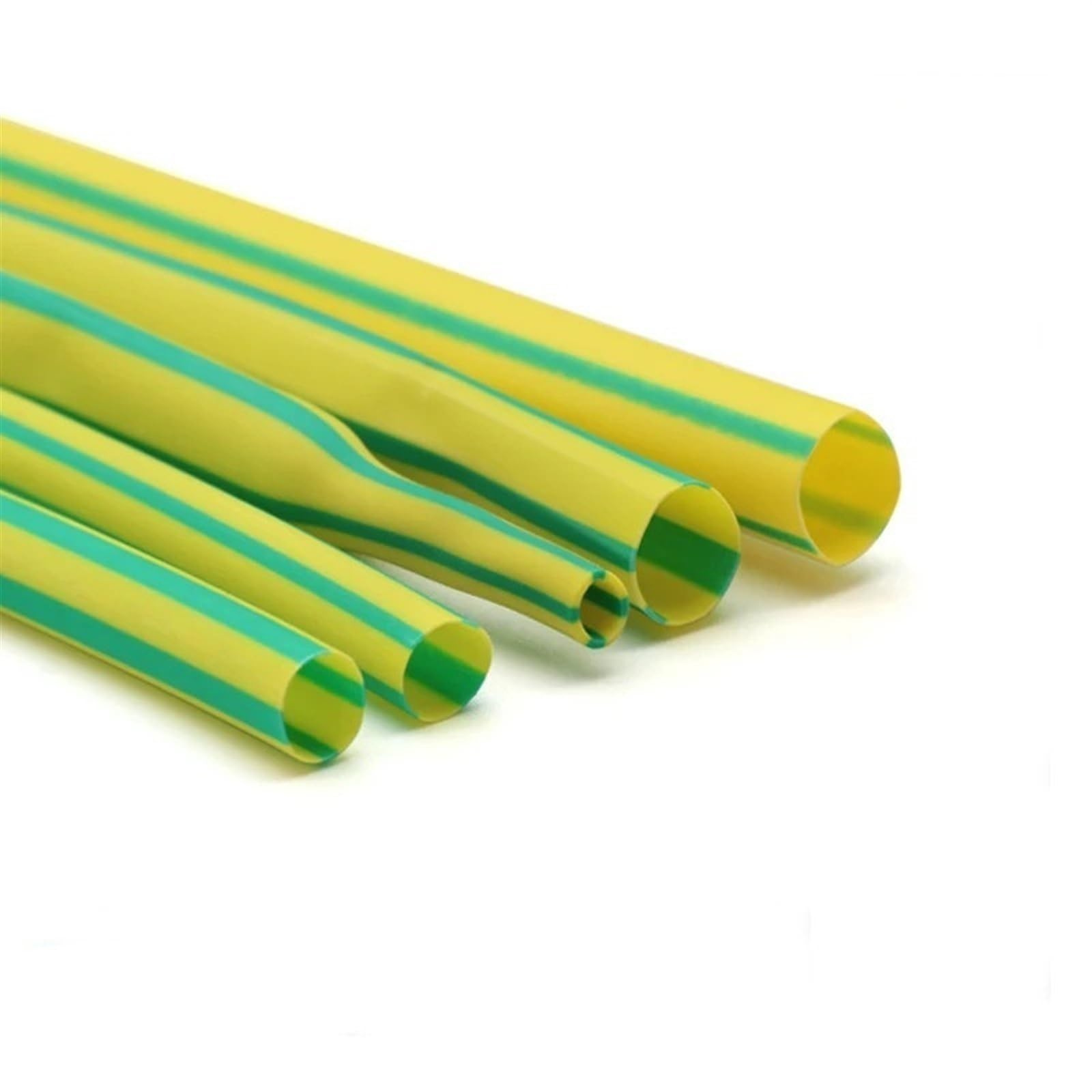 1M Heat Shrink Tubing Yellow Green 2:1 Heatshrink Sleeving Dia 1 2 3 4 5 6 7 8 10 12 14 16 20 25 30 40 50 Mm Heat Shrink Tube Polyolefin Cable Sleeve for Electrical Insulation, Repairs (Color : Yello
