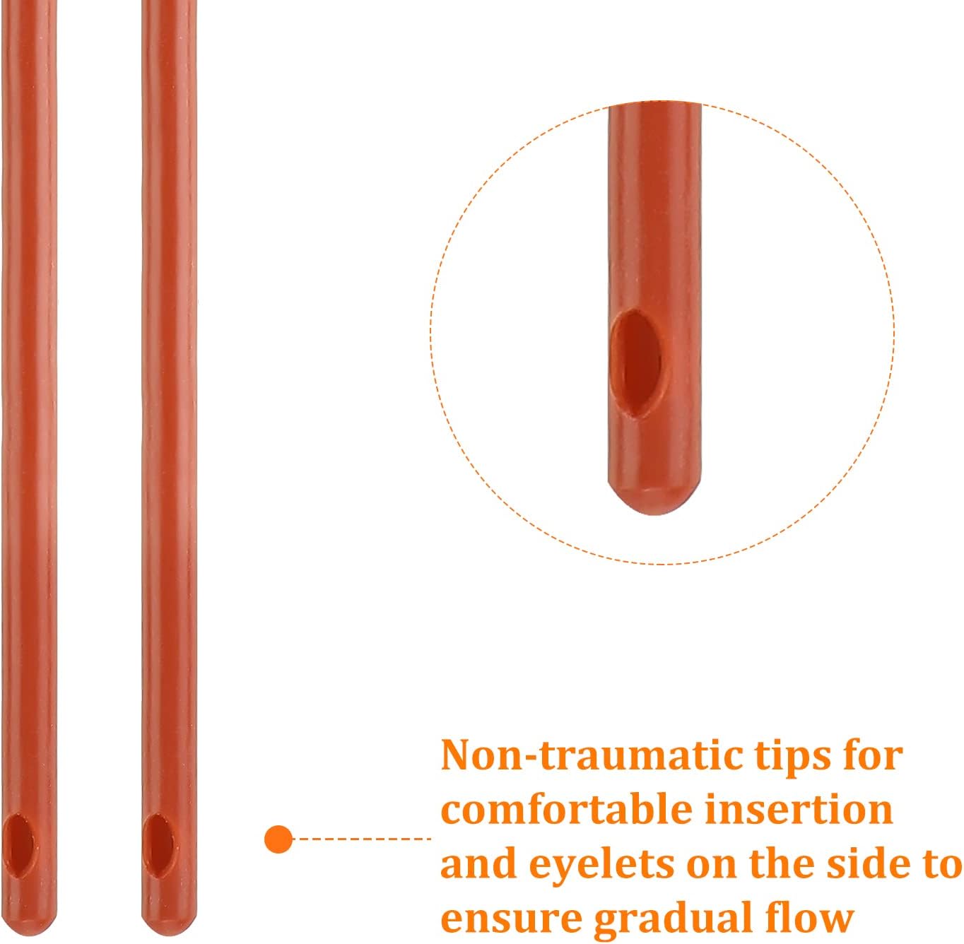 Tondiamo 10 Pieces 15 Inch x 18fr Rubber Enema Tubes Colon Tubes for Coffee Enemas Higher Colon Cleanse for Secure