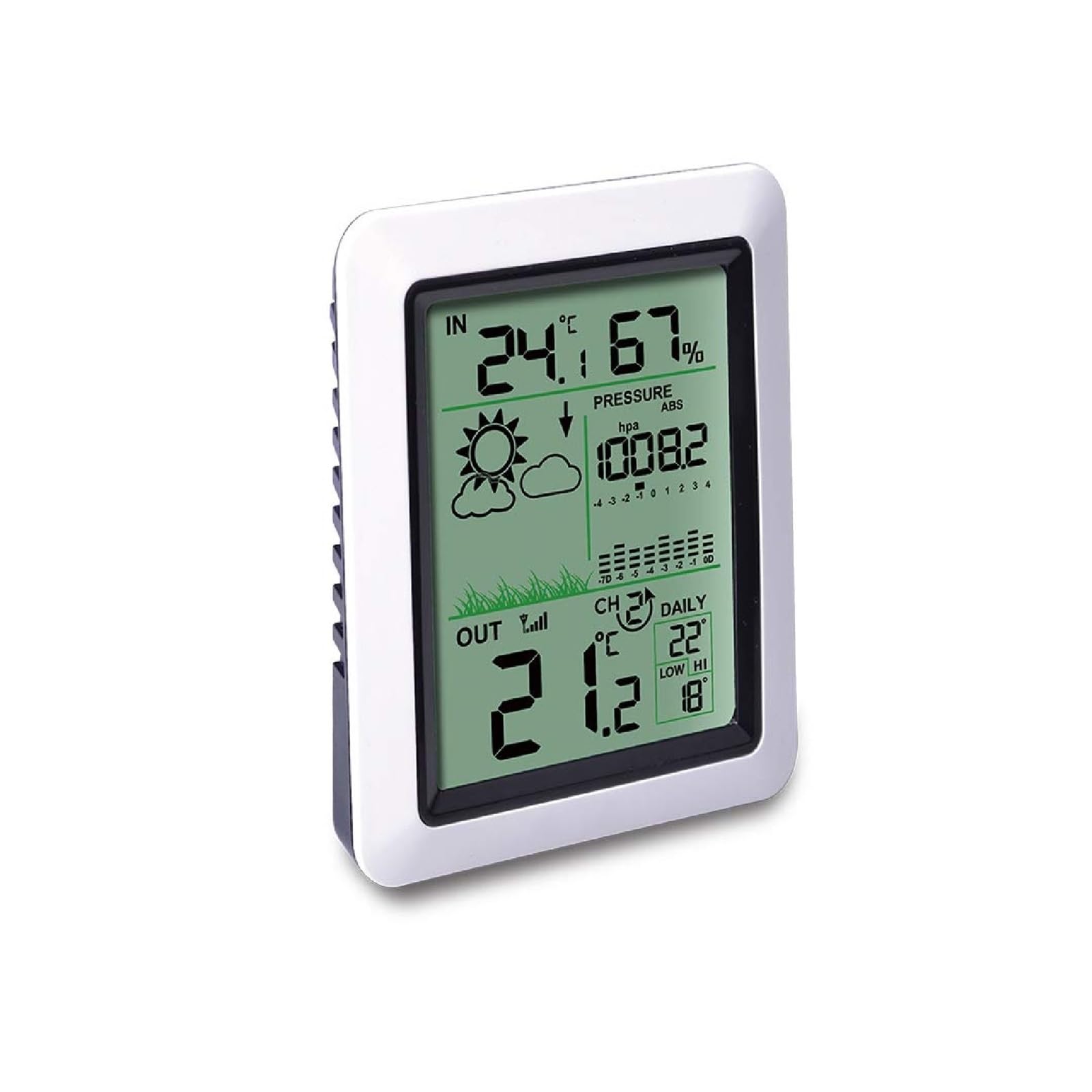 Stazione Meteorologica Wireless Termometro Digitale For Interni Igrometro Monitor Di Umidità Con Sensore Temperatura Preciso Veloce Monitoraggio In Tempo Reale