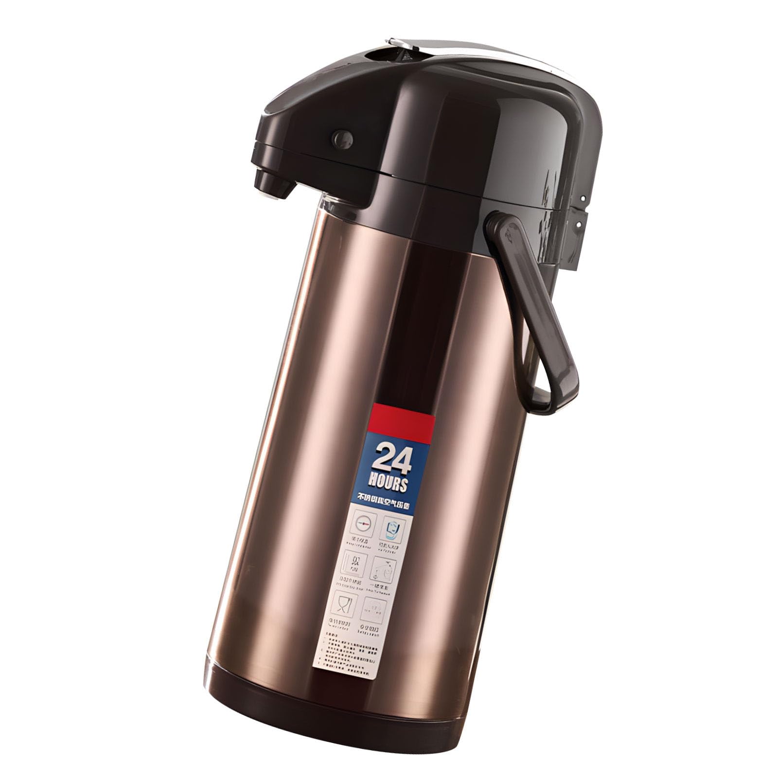 Tsophreniq Large Capacity Insulated Vacuumflask Maintains Innovation of Coffee Tea Chocolate Drink Preserving Flavor and Scent Utilizing Rustless Large Capacity