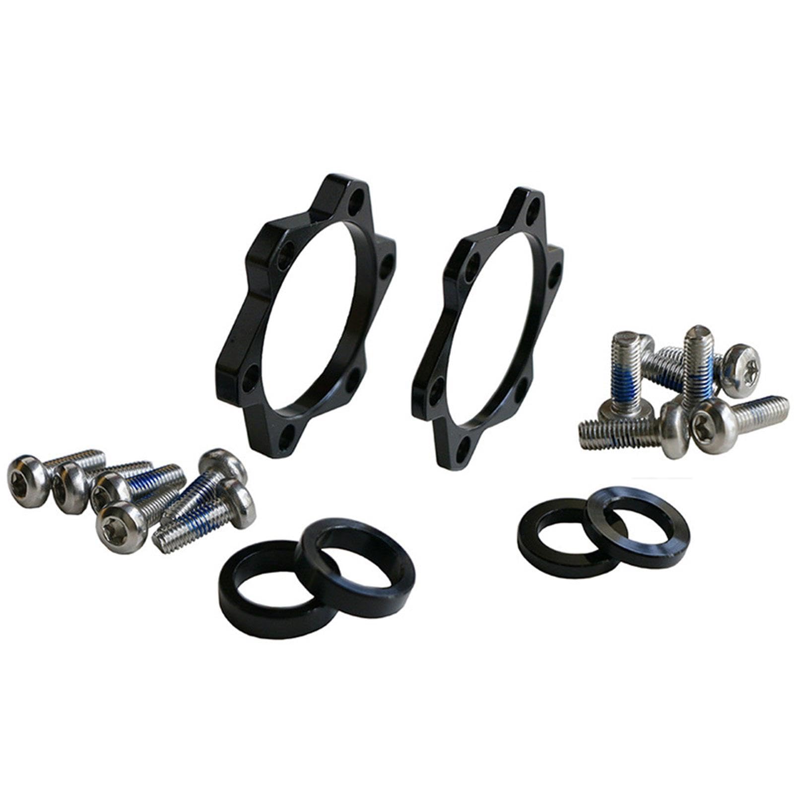 RNXRZANK 2X Bike Boost Hub Conversion Adapter Washer Bike Boost Hub Adapter High Strength with 6 Bolt Useful Spacer Accessory for Cycling