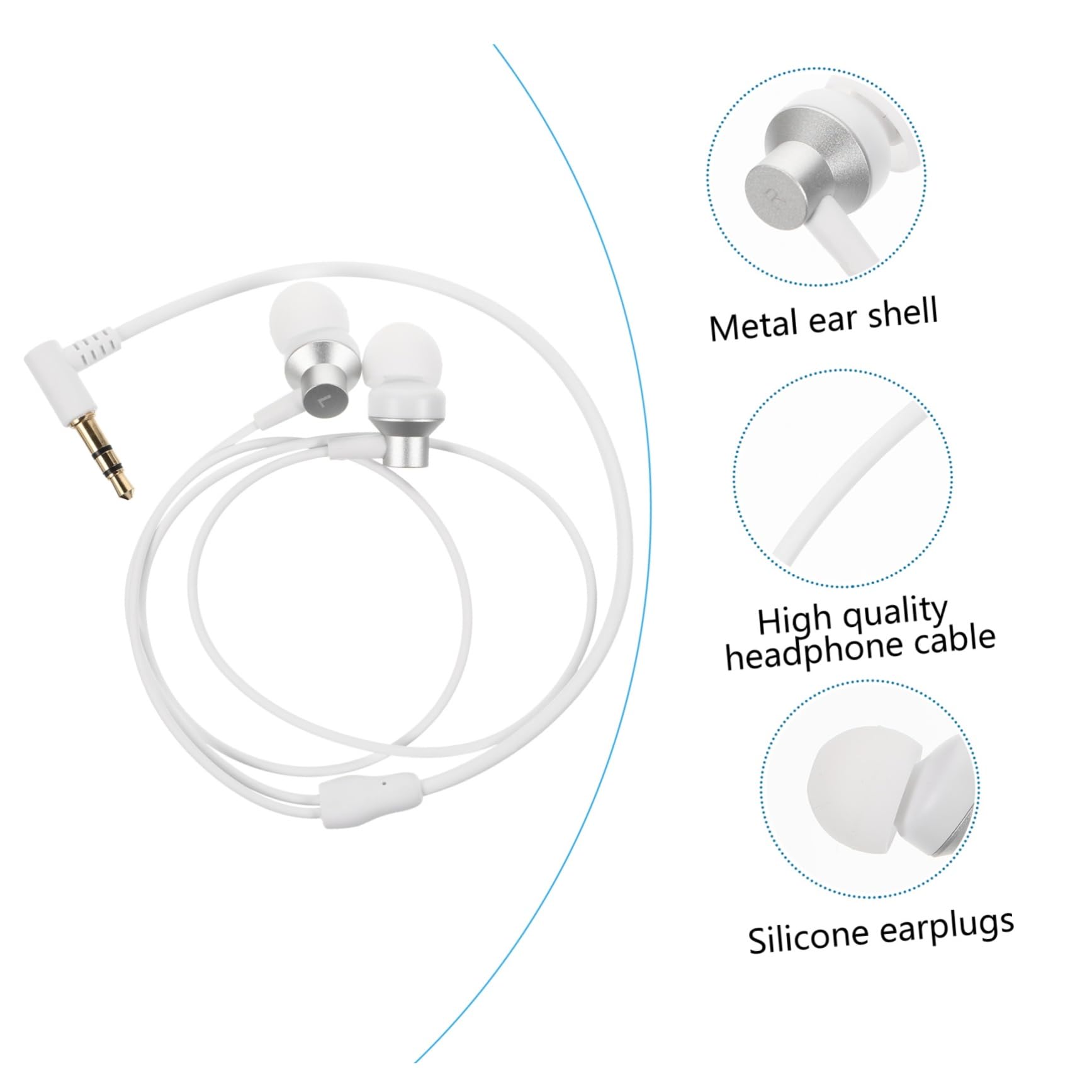 Housoutil 3 Piezas De Gafas VR con Auriculares para 2 Ligeras Resistentes Y Prácticas para Familiares Y