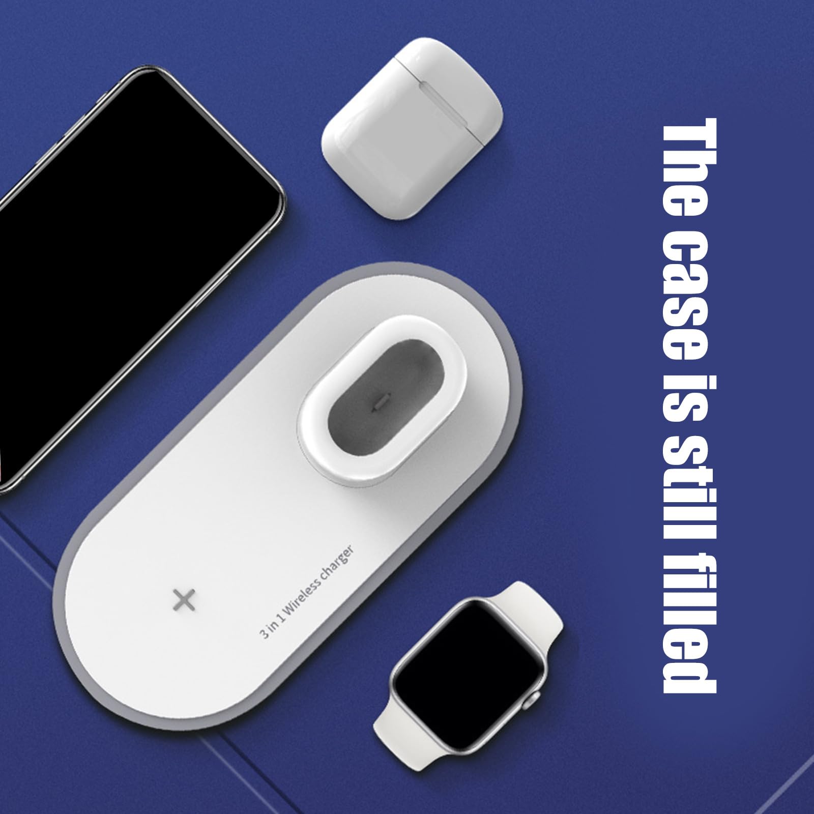 Station de charge polyvalente pour charger les téléphones et les montres intelligentes et les écouteurs