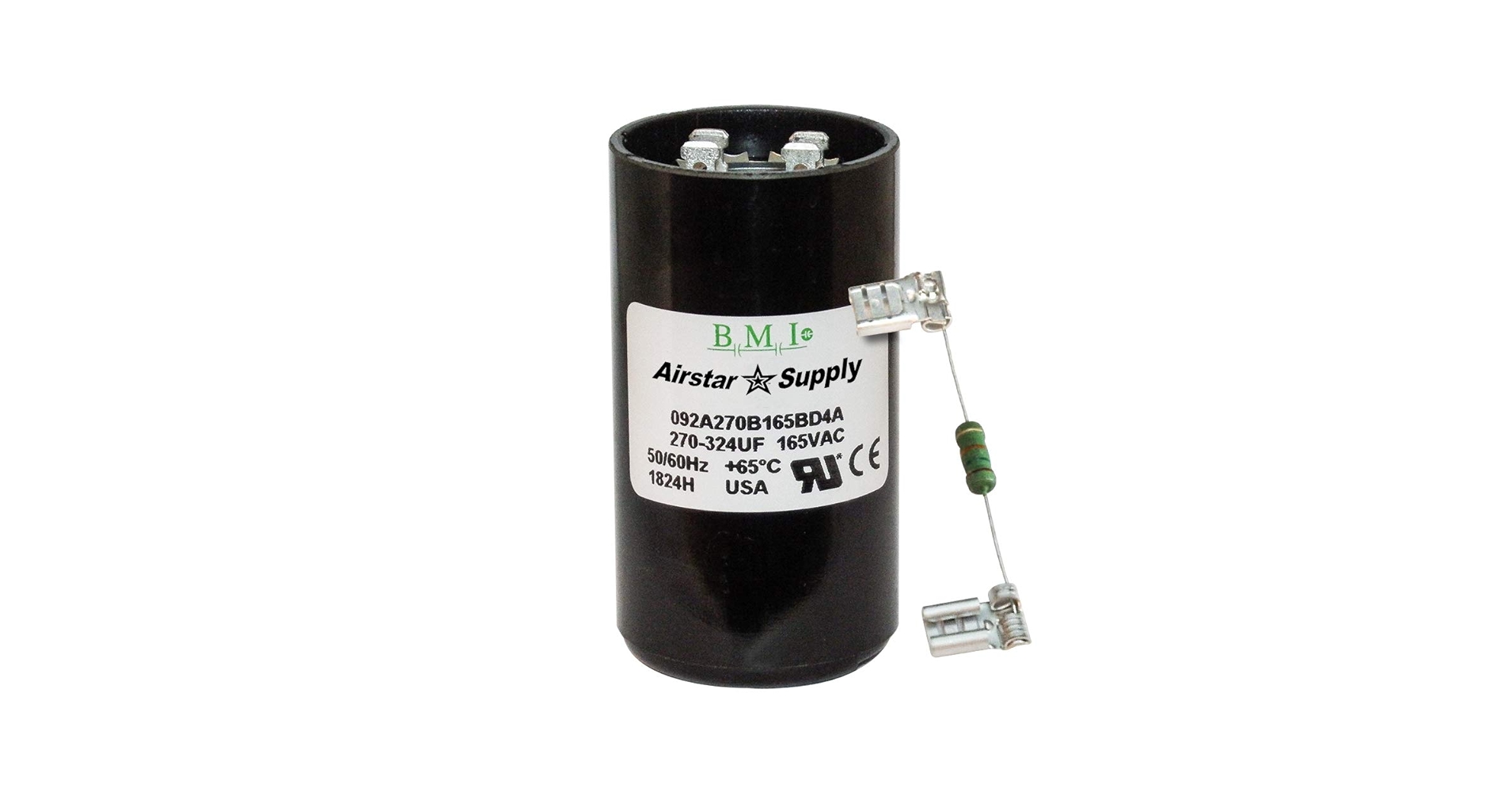 銀杯　 67g 270-324 uF x 165 VAC - BMI/USA Start Capacitor