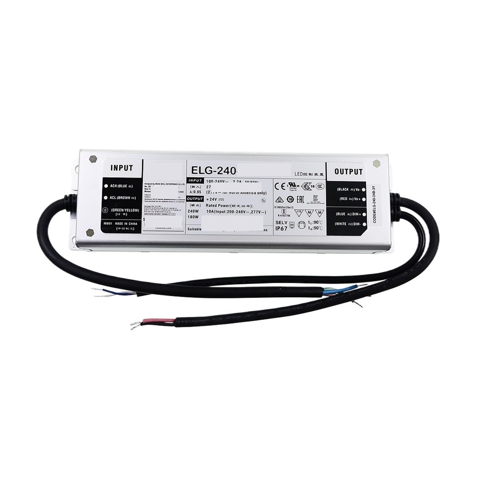 Alimentation ELG-240 54V tension constante, la précision Dali pour projet haut de gamme