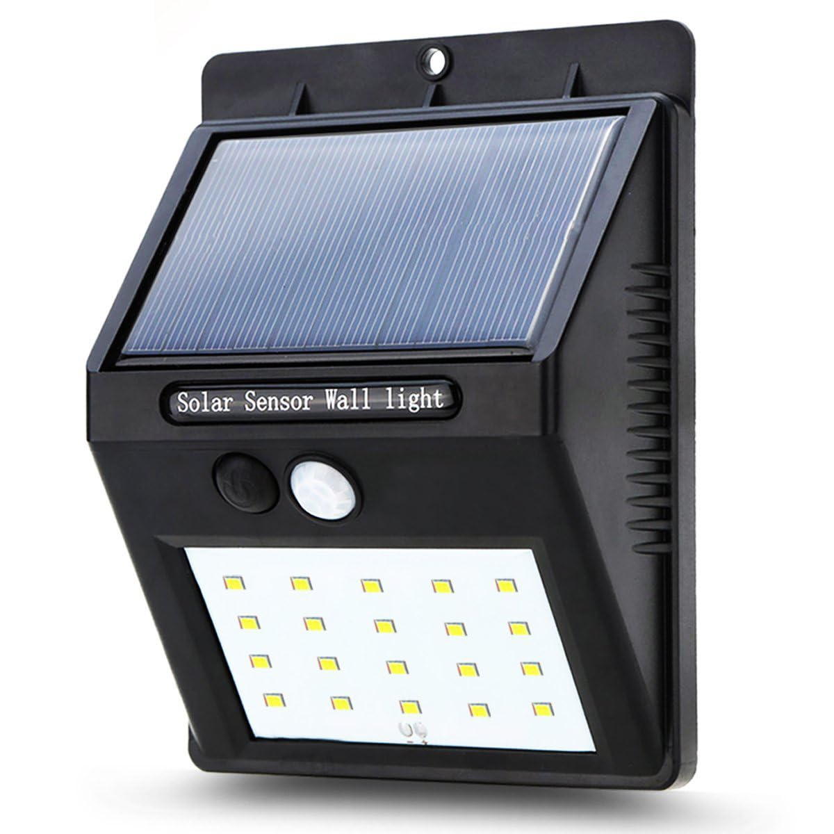 Solar Light Outdoor Waterproof Motion Sensor Lights Wall Night Light with 2 Modes, IP65 Rating for Fence Garage Yard Step Stair.