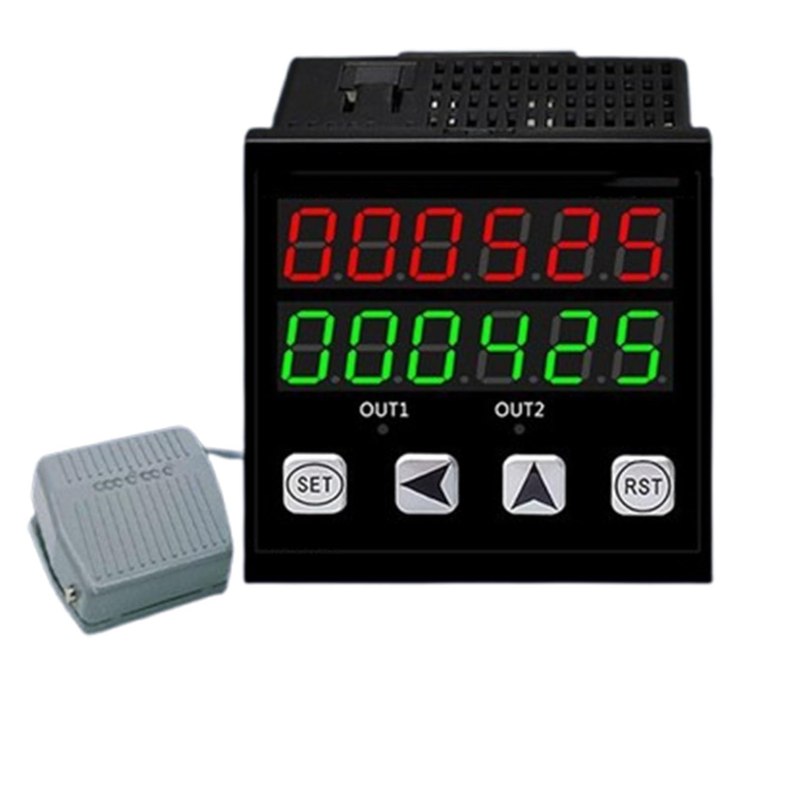 Contatore elettronico con display digitale intelligente 0-999999 Contatore con interruttore a pedale Attrezzatura industriale