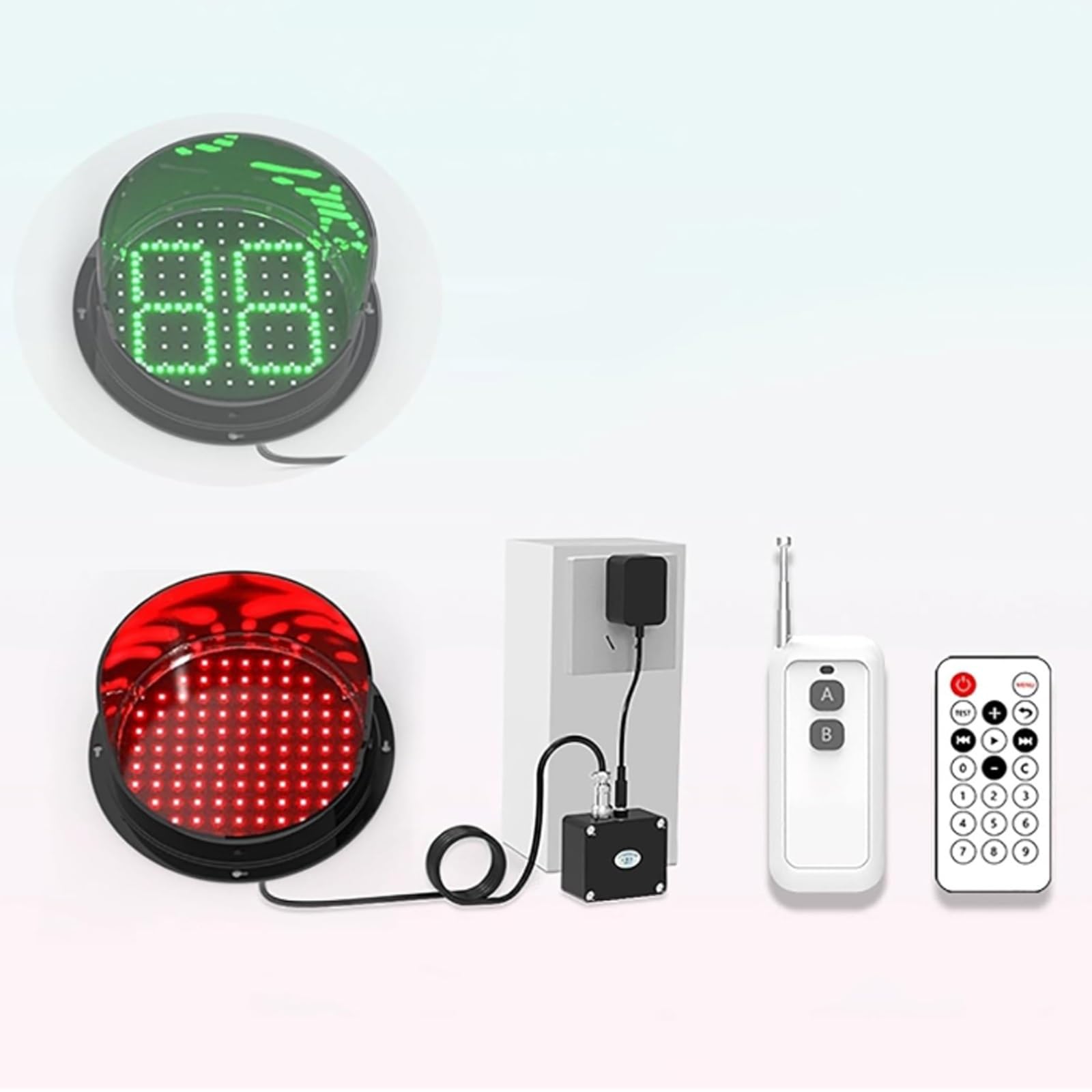 Lampe de signalisation industrielle rouge vert avec voyant d'avertissement LED
