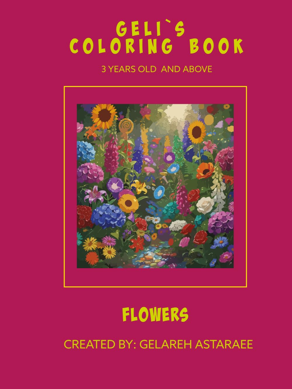 GELI'S COLORING BOOK - FLOWERS