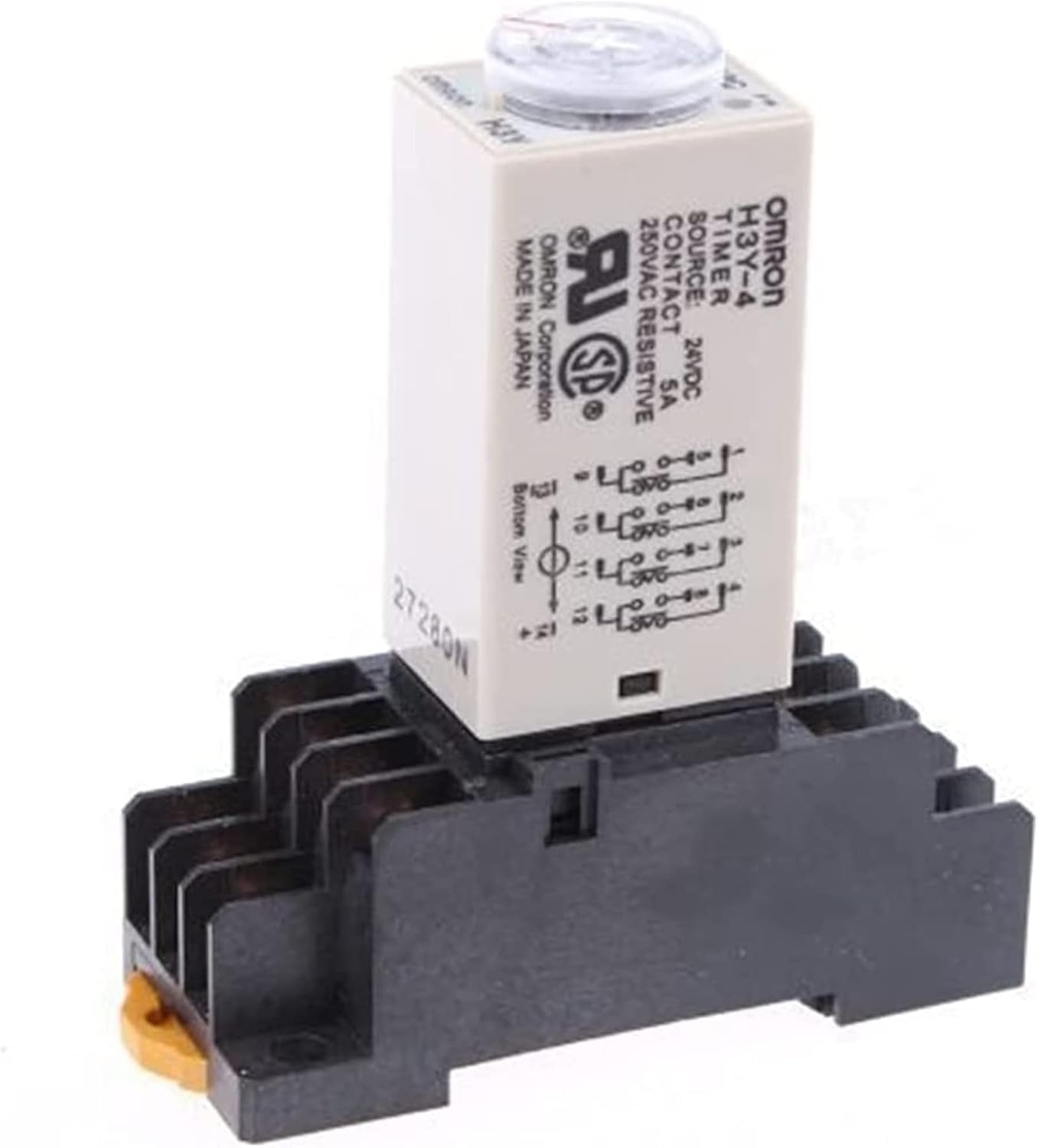 Relay 220V 5A H3Y-4 H3Y Delay Timer Time 0-10 Second