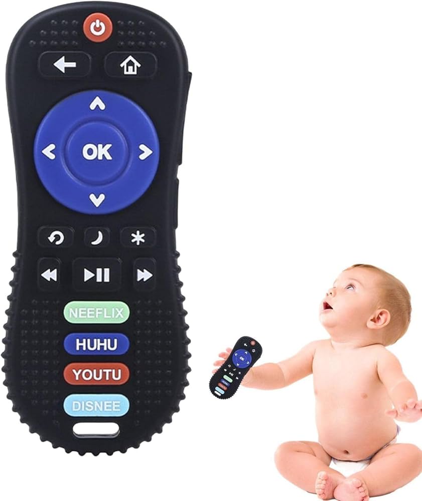 Buy PRIME DEALS Silicone Remote Teether For Baby, Remote Teether For 3+  Months And 6 To 12 Months Baby, Helps Biting Skills Development, Colour &  Shape Recognition, Teething Toys For Babies And