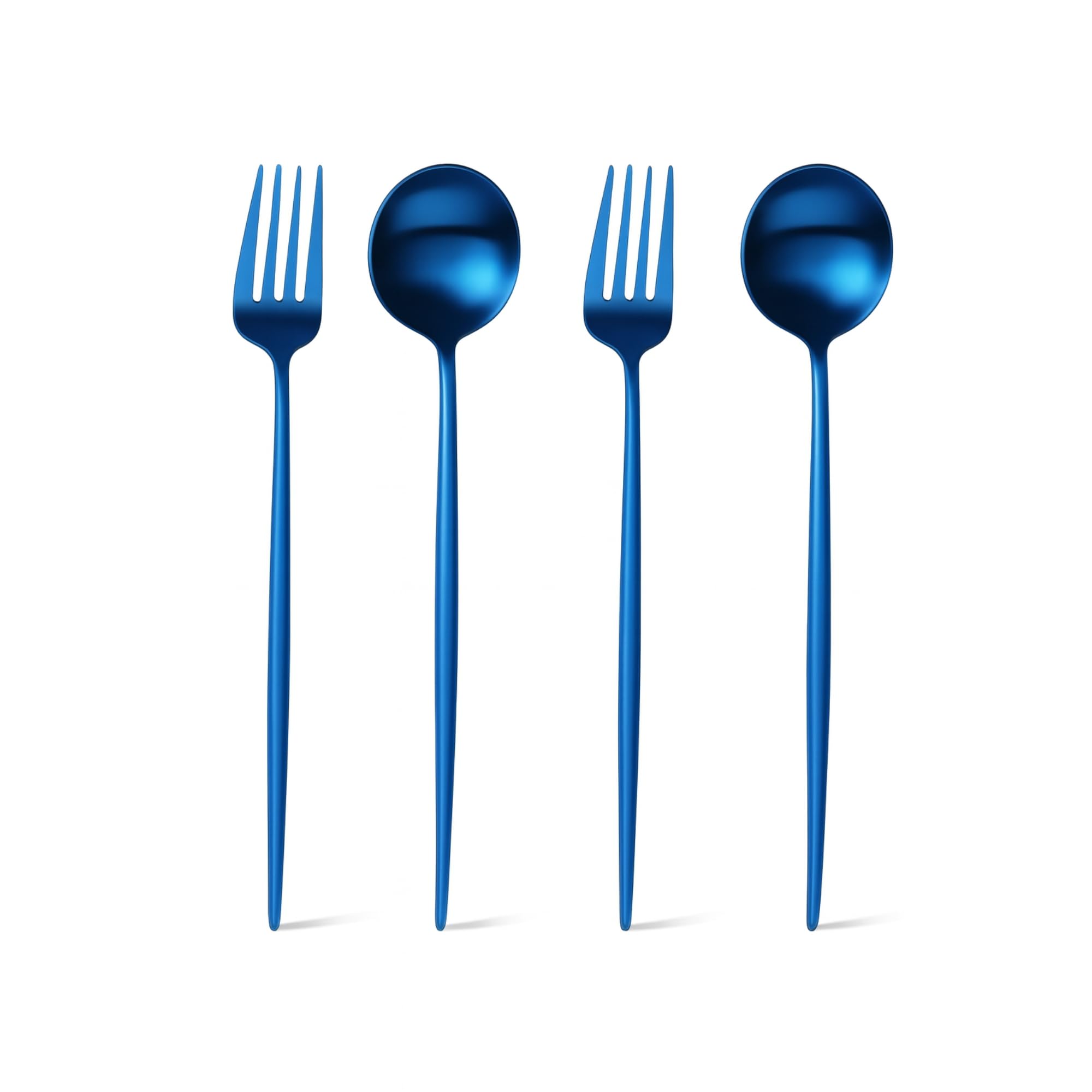 Korean Flatware Set - 4 Piece Stainless Steel -30