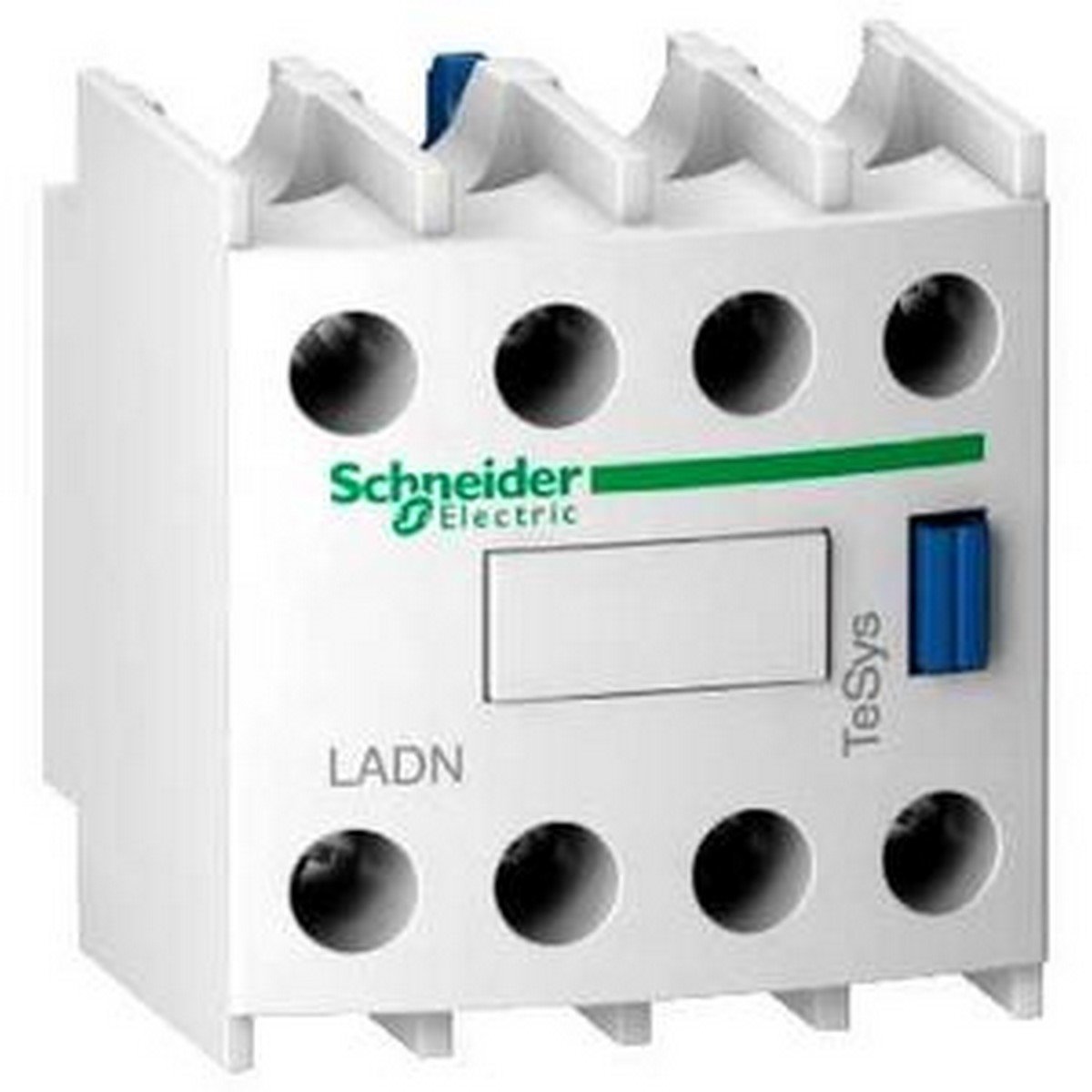 SCHNEIDER LADN22, 038403   Auxiliary Contact Block, 4 Contact, 2NC + 2NO, Front
