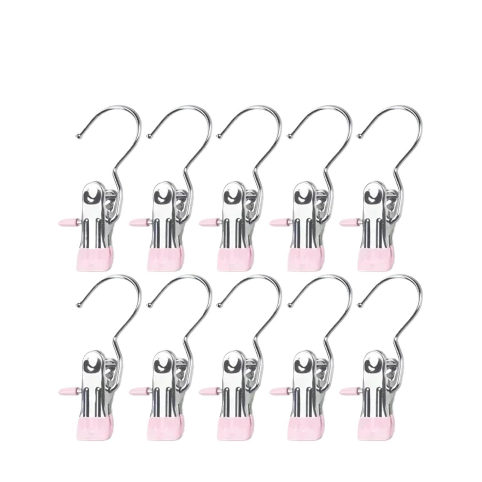 Clothes Pegs 10pcs Laundry Hooks Clothes Pins and Hanging Clips Heavy Duty Clothespins and Hangers Hook Boot Hangers Organizer