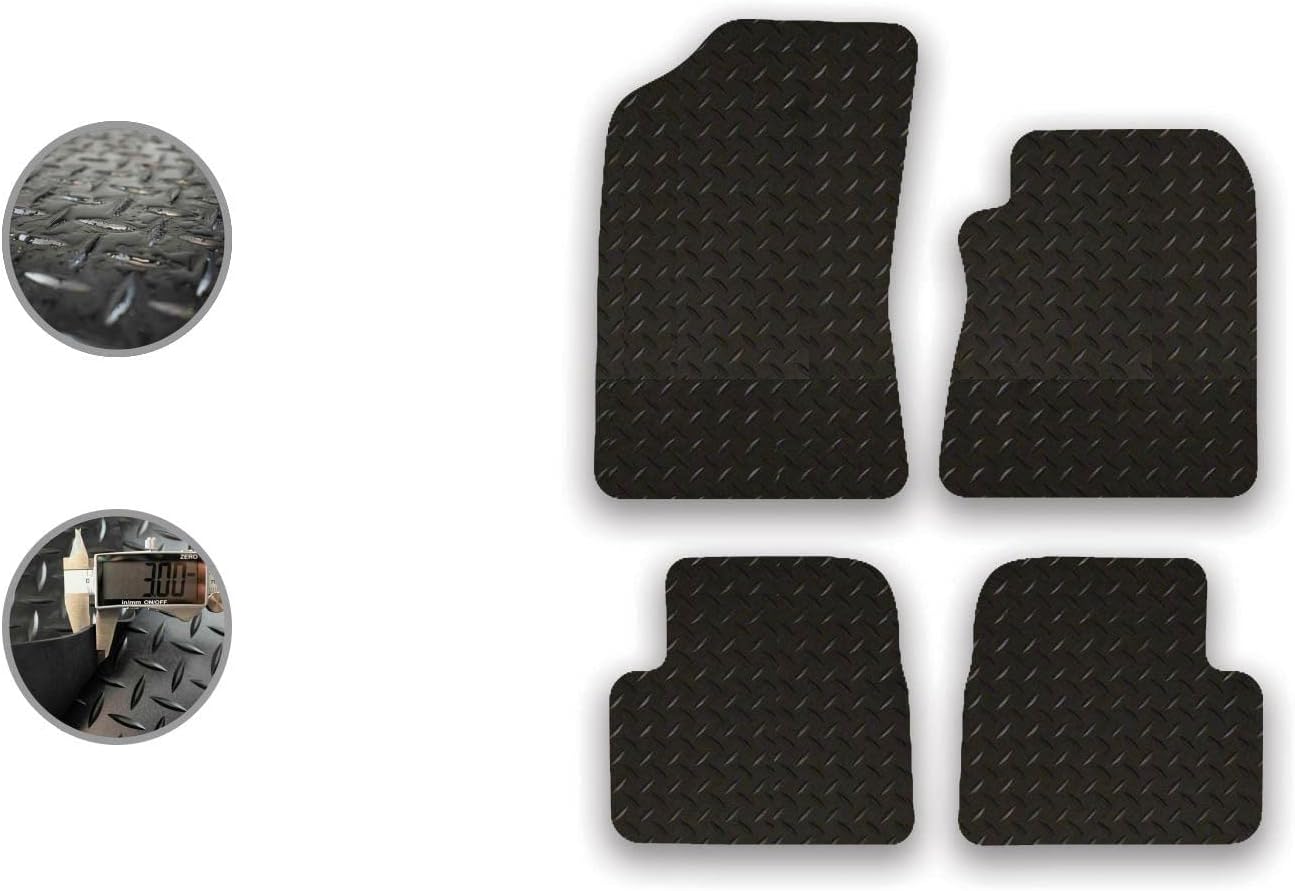 Car Mats for Citroen C3 (2017+) Tailored Fit Rubber Floor Mat Set