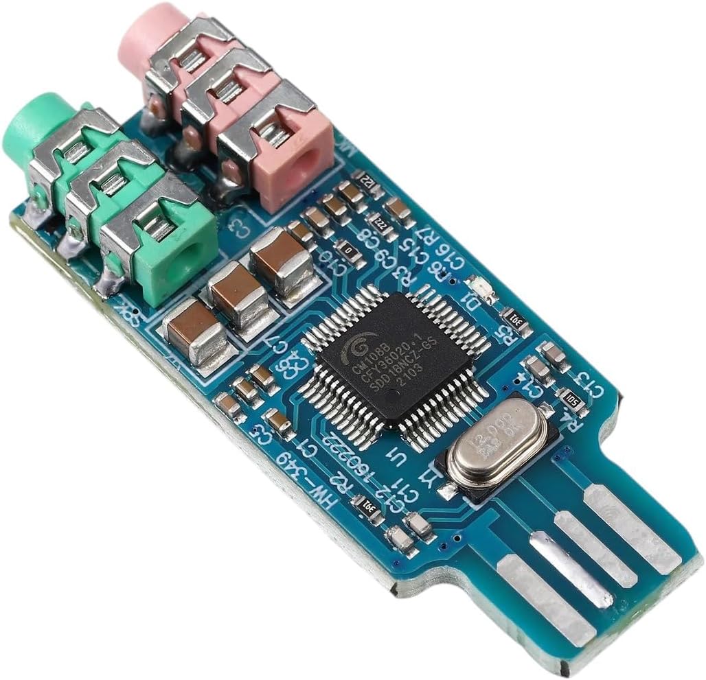 CM108 USB Drive Sound Card Laptop Computer External Sound Card Module