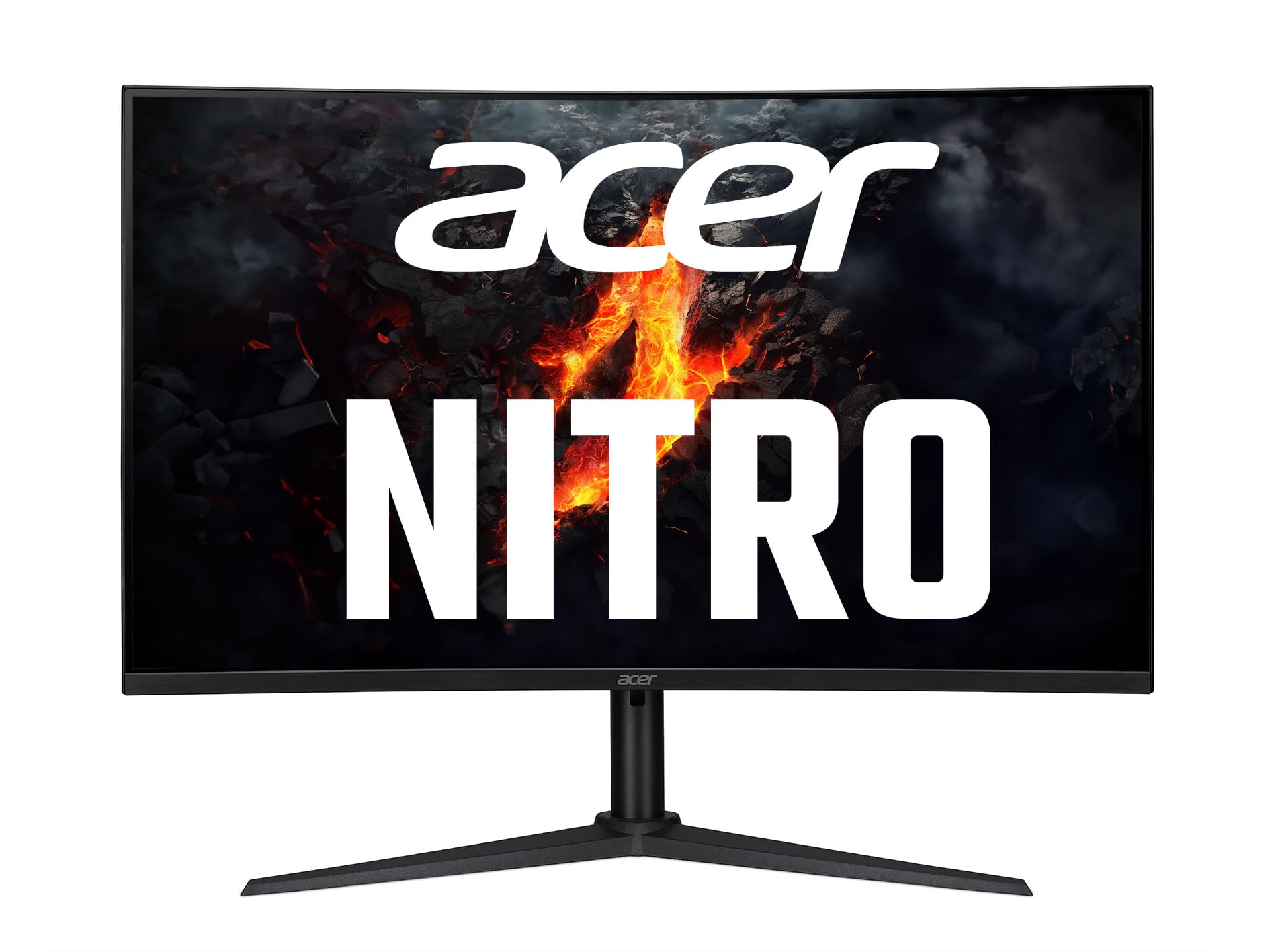 acer Nitro XZ322QUV3bmiiphx, Écran PC Gaming Incurvé 31.5" WQHD, 180Hz (Curve 1500R, 2560x1440, 16:9, AMD Freesync, 1ms (VRB), 400Nits, 2xHDMI 2.0/1xDP 1.4) Moniteur PC Curve, Pied Ajustable, Noir
