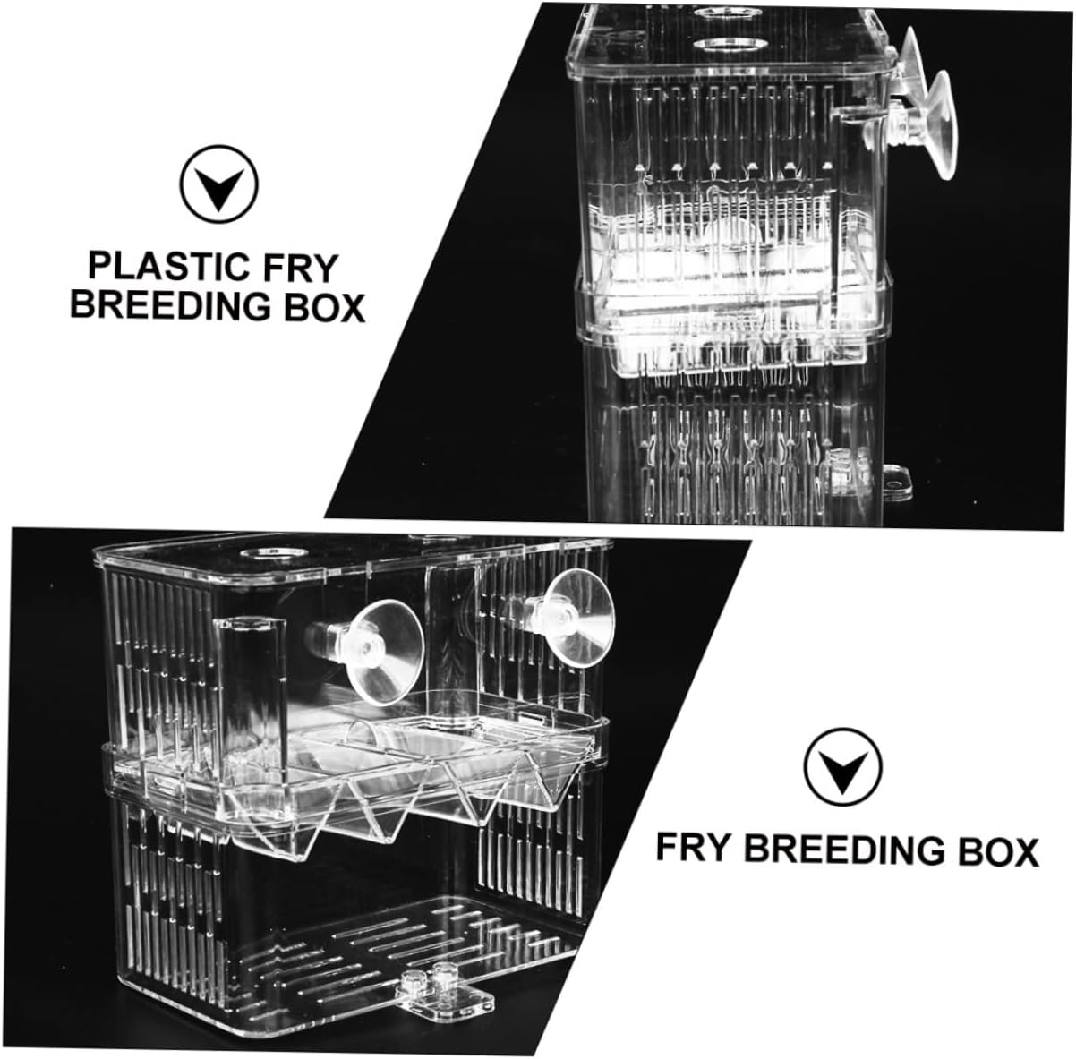 1pc Fish Fry Isolation Box Guppy Breeding Tank Safe Hatching Container Feeding for Young Fish Observation and Spawning for Betta