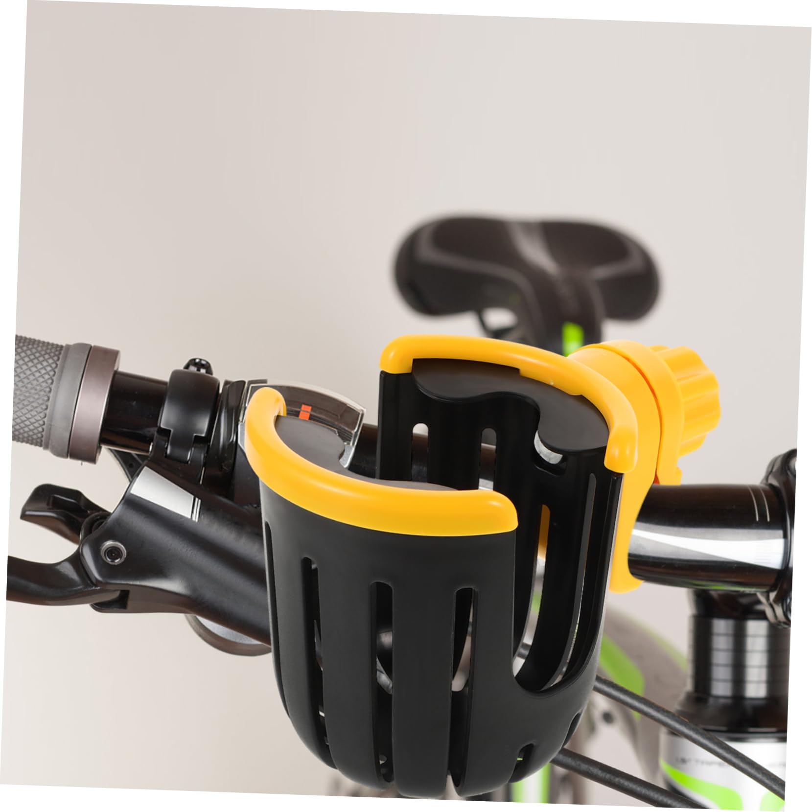 Portabottiglie per Passeggino Girevole, Regolabile, Abs | Biberon e Bottiglie, Bocca Tonda, Rimovibile, per Manubrio Scooter e Bicicletta