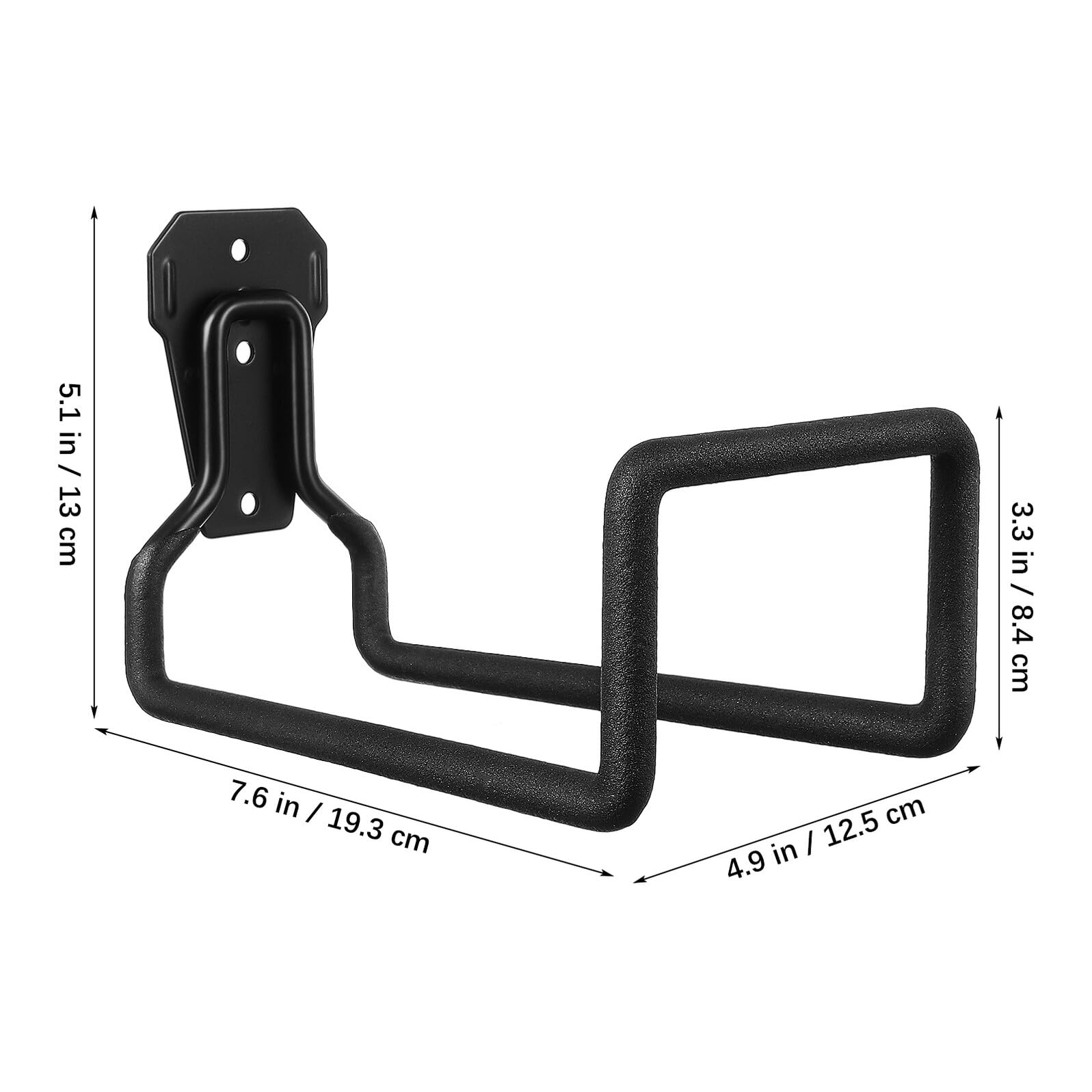Veemoon 2pezzi Ganci Per Carichi Pesanti in Metallo Per Garage Ganci Per Scale Per Pareti Di Garage Supporti Per Tubi Acqua Per Esterni Supporto Per Tubi Da Giardino Da Montare Parete