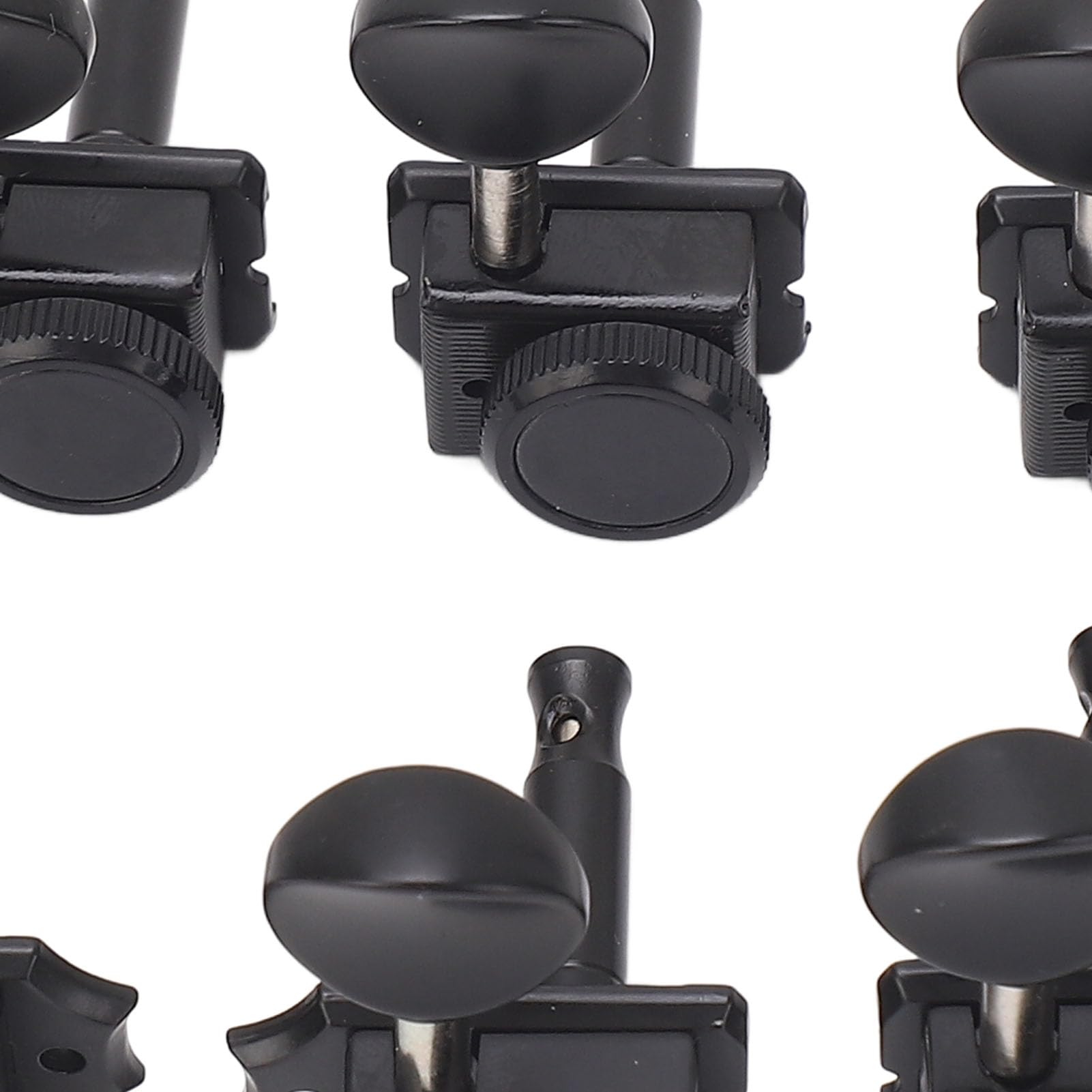 Tuner blokujące gitarę 6pcs Ustaw premium cynk ślepy sznur zamknięty Klucz strojenia PEG PEG PRAWA RĘCA Wewnętrzne sprzęt do LP SG SG EPI Tele Style Electric Acoustic Guitars Black