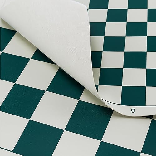 Miniatura 3 de Tablero de ajedrez enrollable para torneos, tapete de ajedrez para torneos de vinilo enrollable, tablero de ajedrez internacional portátil, tapete
