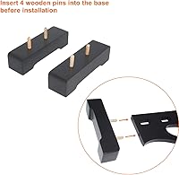 Vista 3 de Eforlife Soporte de exhibición de armas clásicas Katana Genji japonés samurai espada hoja medieval soporte de espada