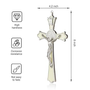 Amazon.com: VINETEN Saint Benedict Enamel Crucifix