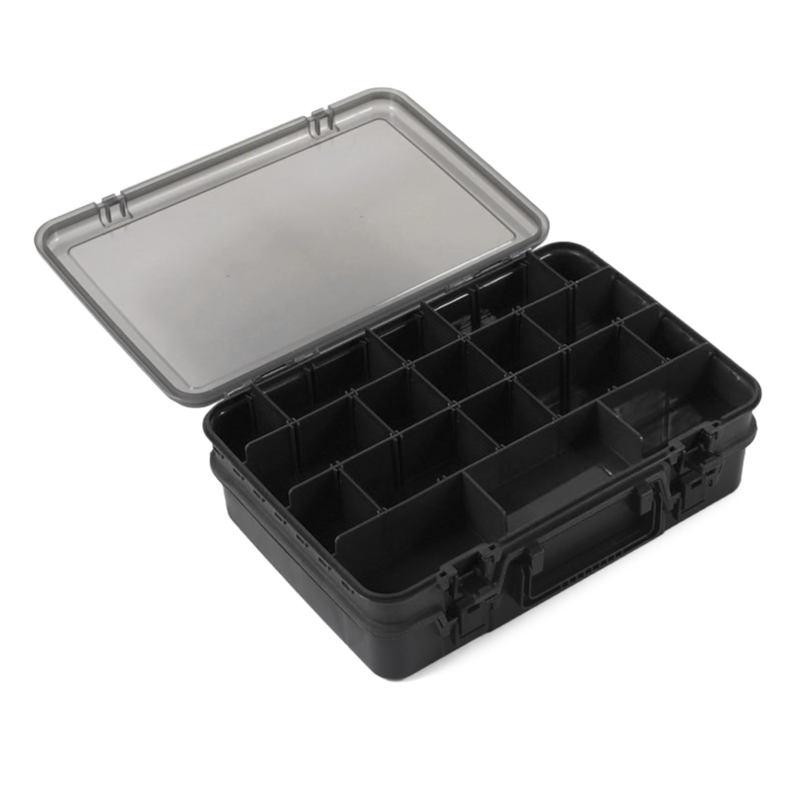 NPYQ Tackle Storage Box Visible Case Tackle Multi Compartment Fishing Lures Baits Hook Container Case Anglers Equipment