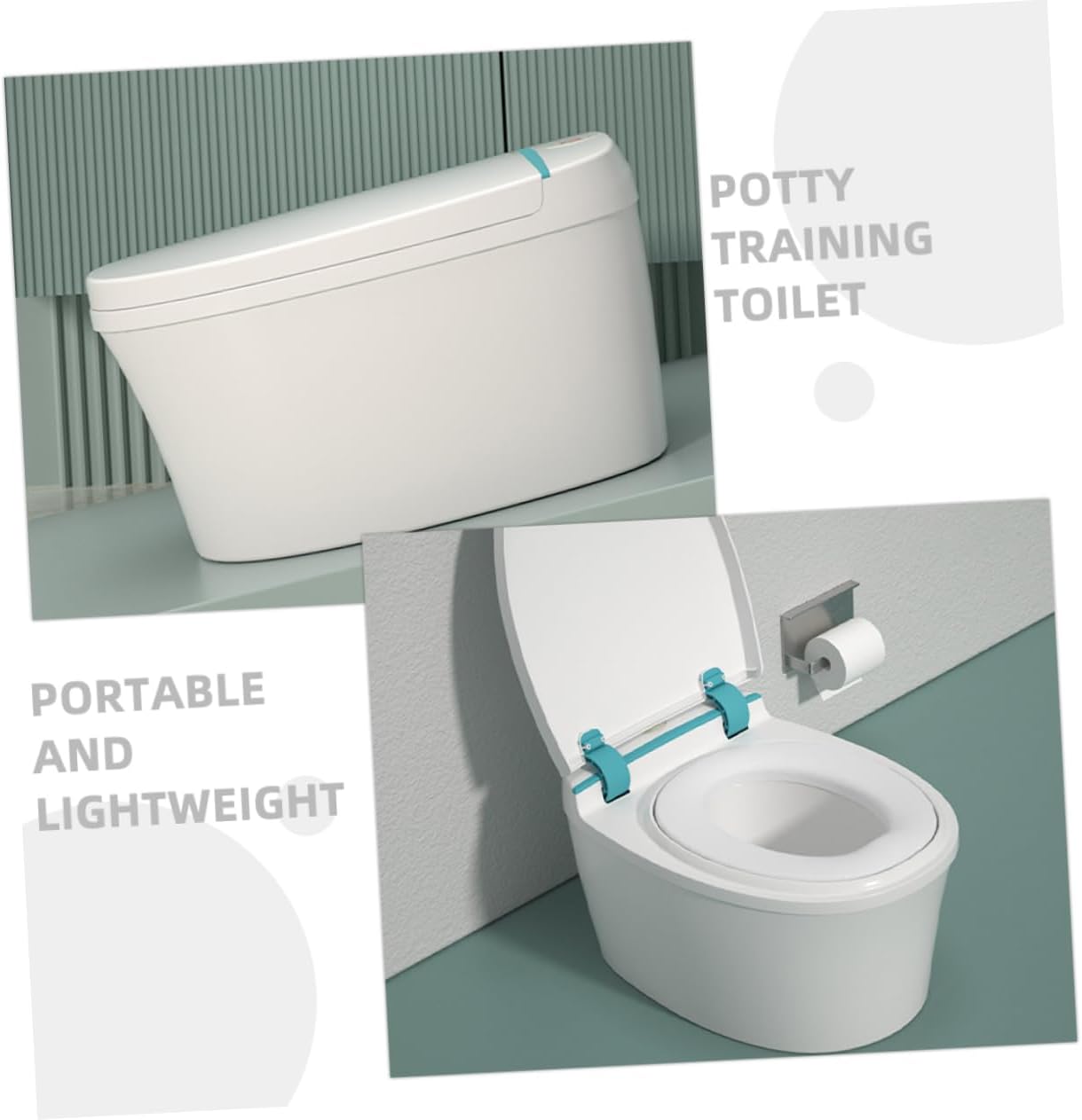 Training Potty Seat Realistic Portable Toilet for Indoor Outdoor Use Compact Design for Easy Potty Training for Boys