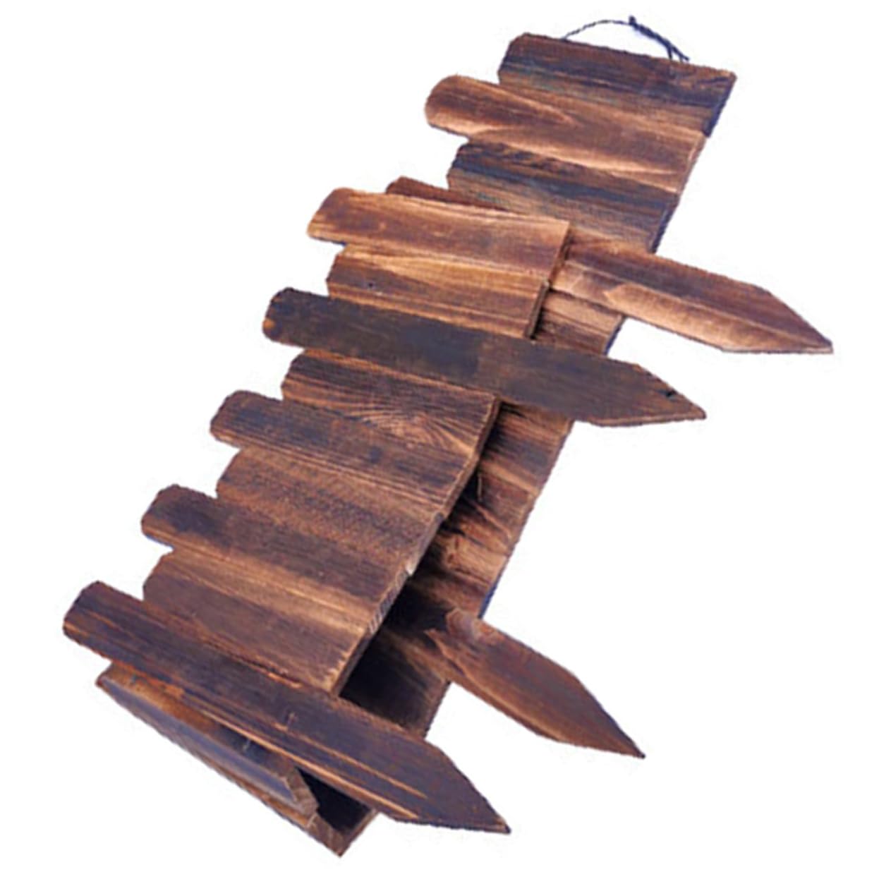 Borde De Césped Valla Decorativa Borde De Jardín Material De Madera Reutilizable para Decoración del Hogar Patios