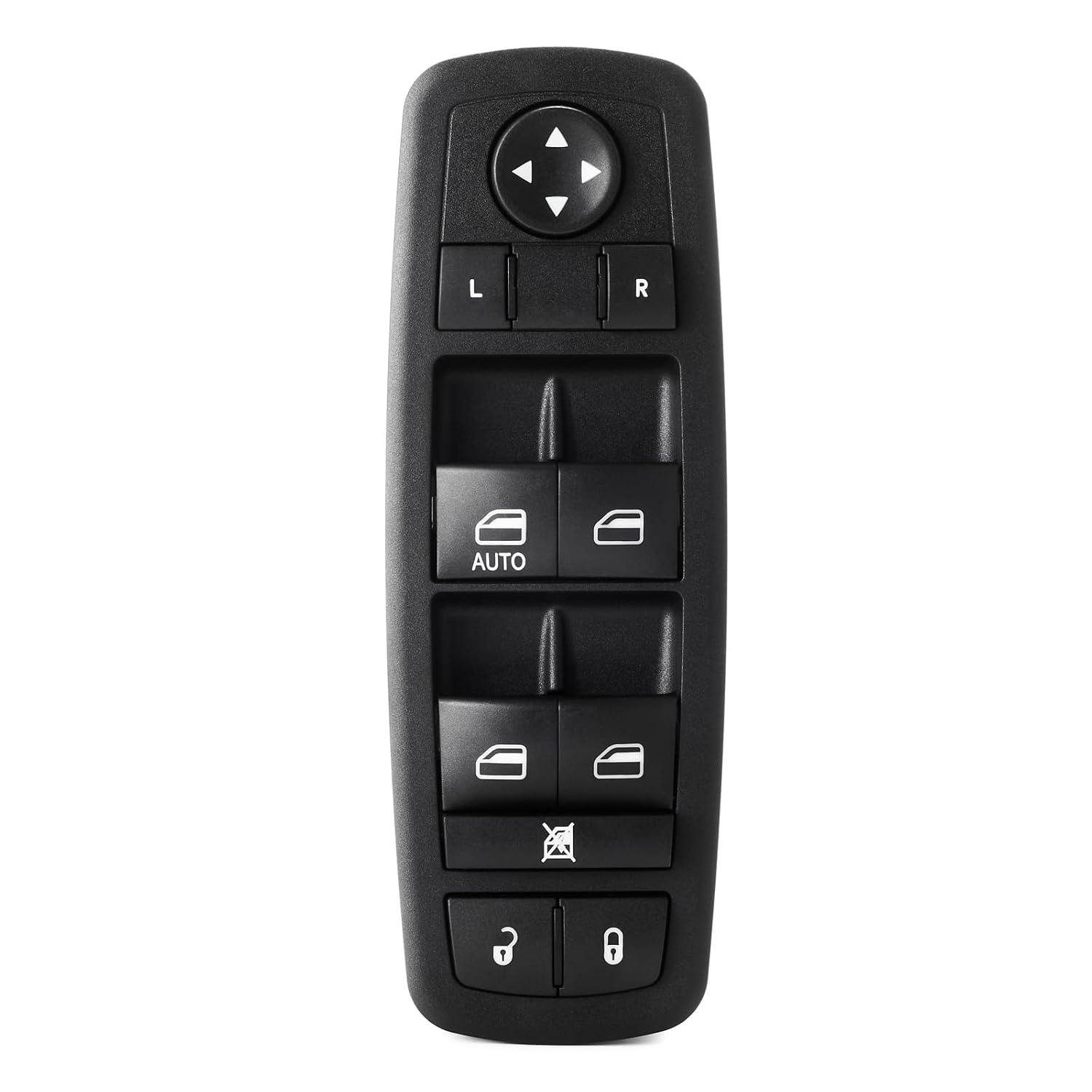 for 2011-2016 Dodge Journey Window Switch Driver Side Front Left Master Power Window Control with Door Lock Button for Dodge Journey for 68084001AB, 68084001AC, 68084001AD, DWS1893, 901486(13+8 pins)