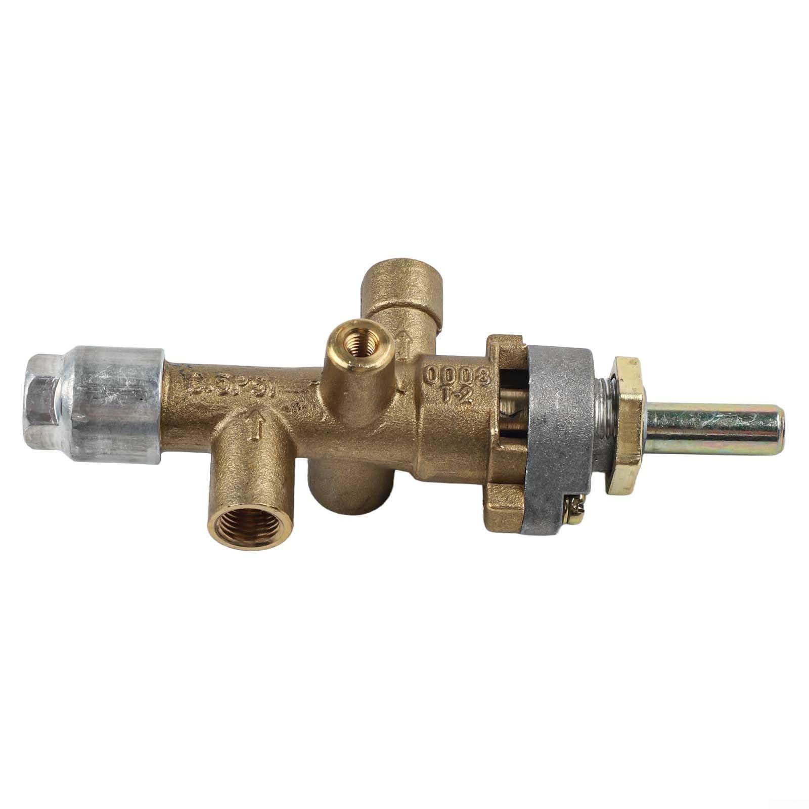 Kit de reparación de calentador de gas para patio al aire libre de 7 piezas con válvula de control de seguridad, interruptor de inclinación, termopar, componentes de encendido y perilla de