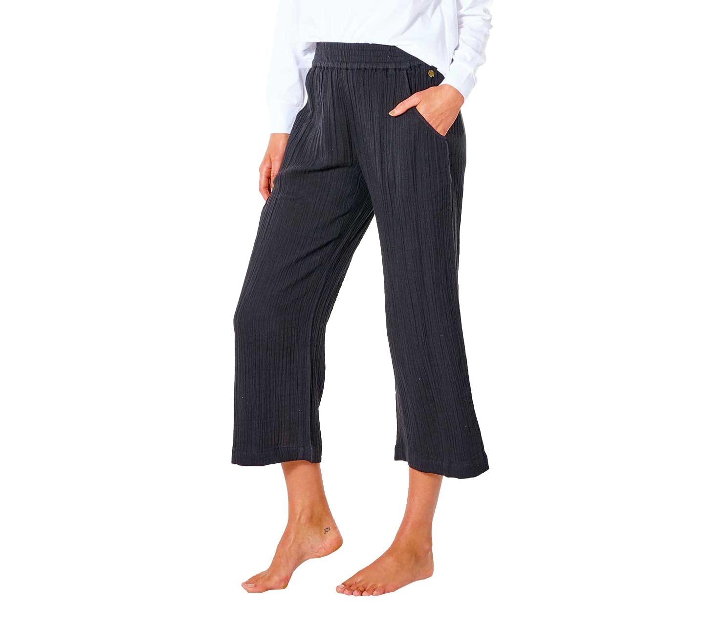 RIP CURL Women's Premium Surf Beach Pants Casual, Black, XL